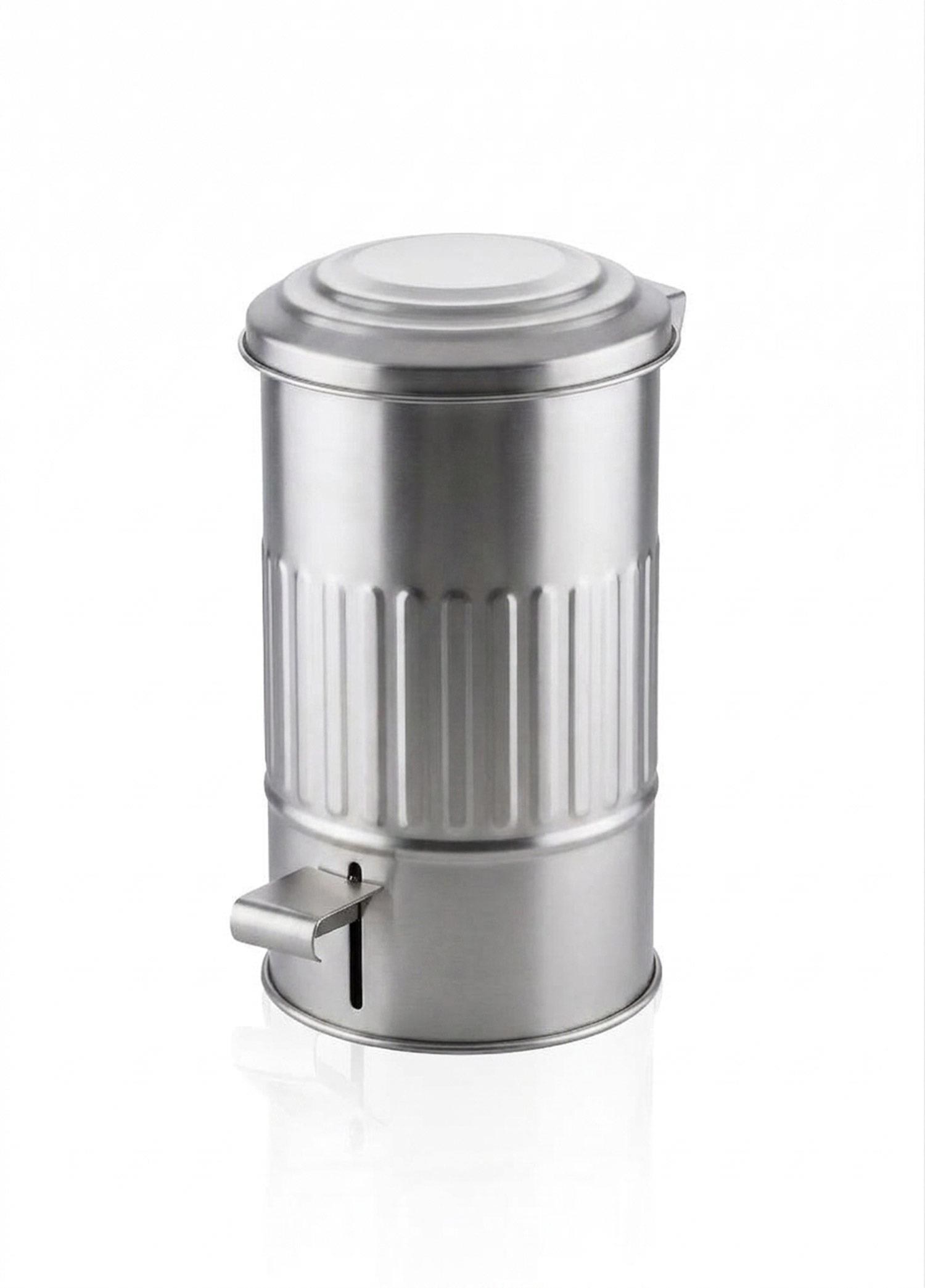 The Mia Banyo Çöp Kovası Krom 5 Lt