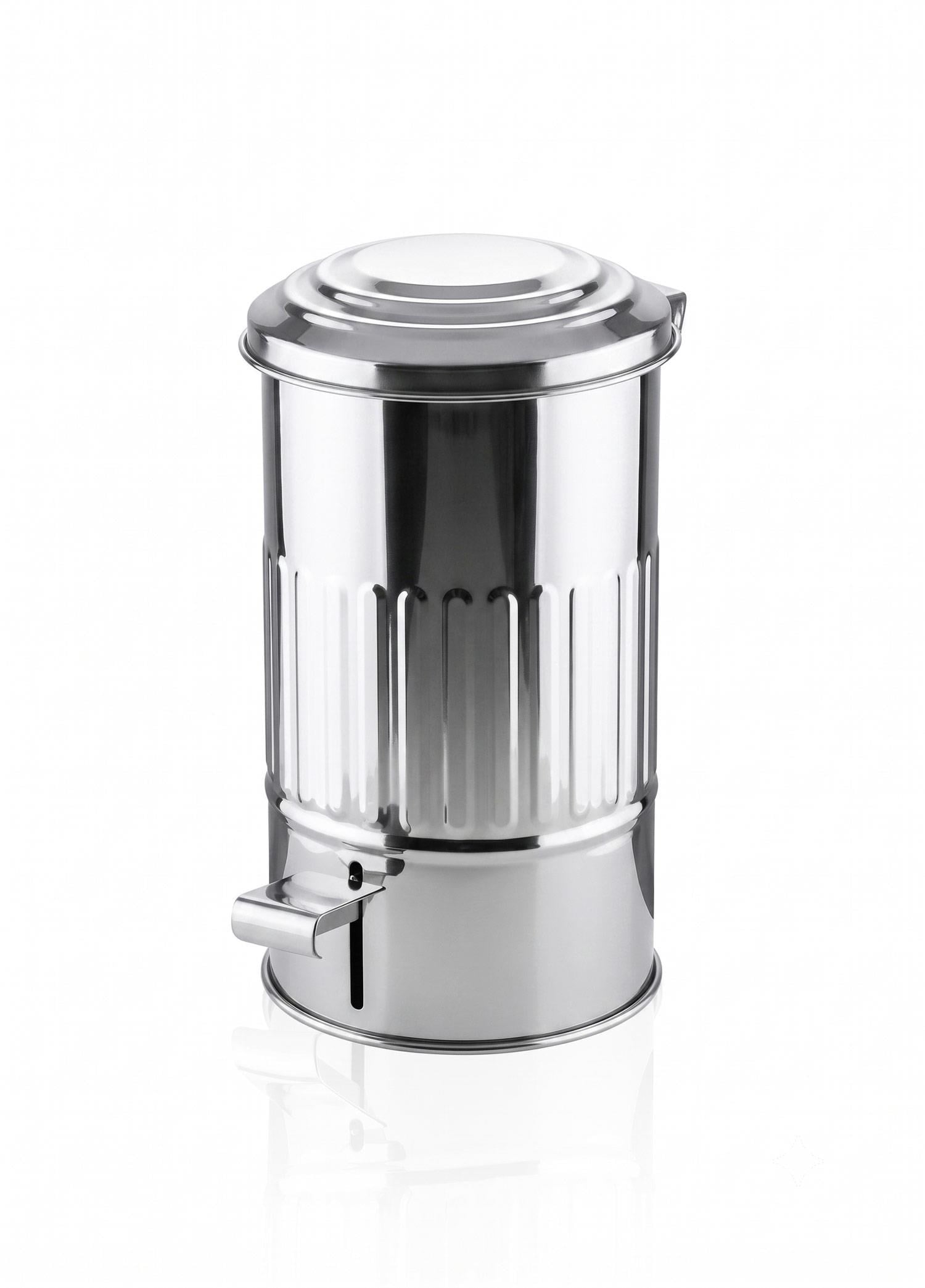The Mia Banyo Çöp Kovası Krom 5 Lt