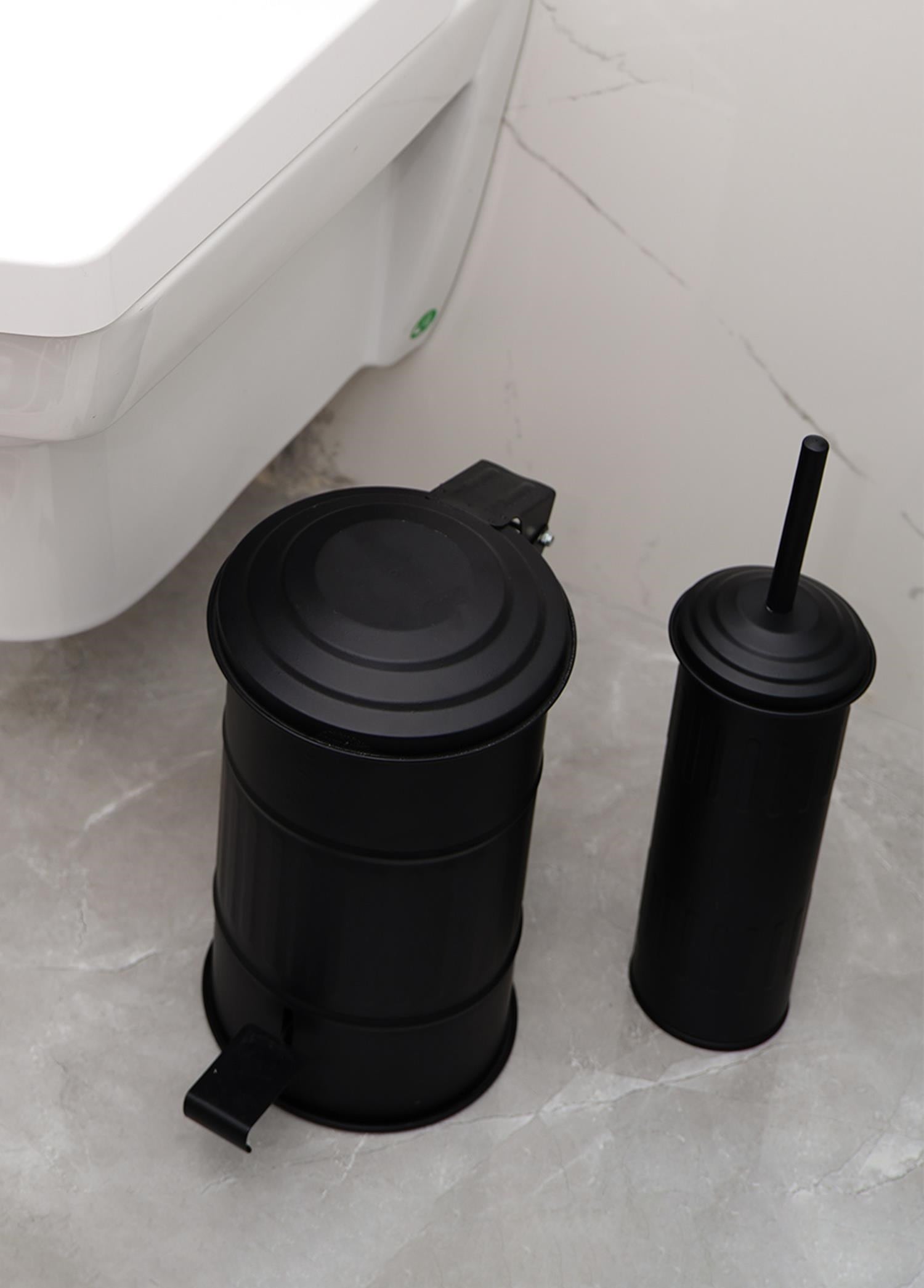 The Mia Çöp Kovası Banyo 5 Lt Siyah MGL0004