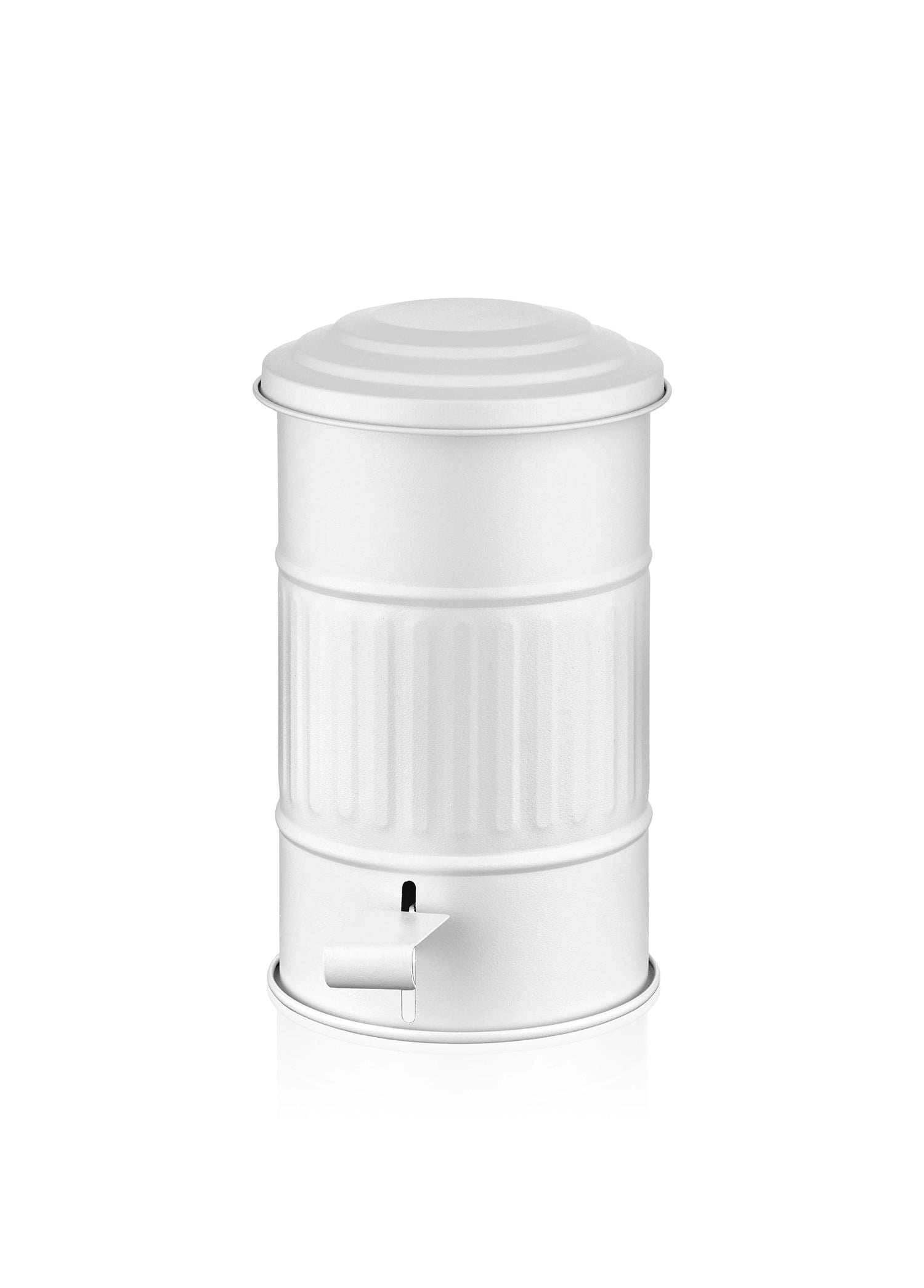 The Mia Çöp Kovası Banyo 5 Lt Beyaz MGL0009