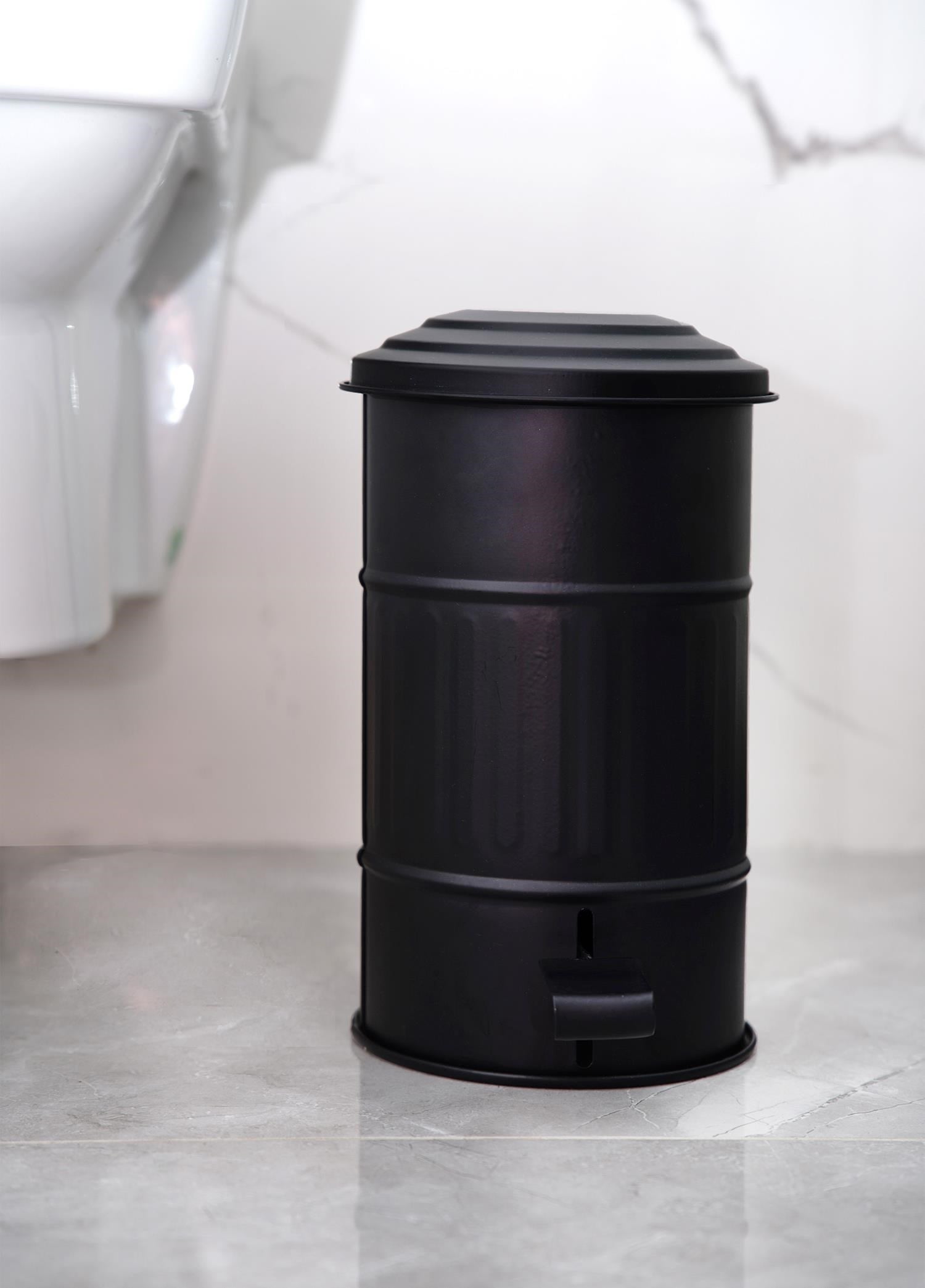 The Mia Çöp Kovası Banyo 5 Lt Siyah MGL0004