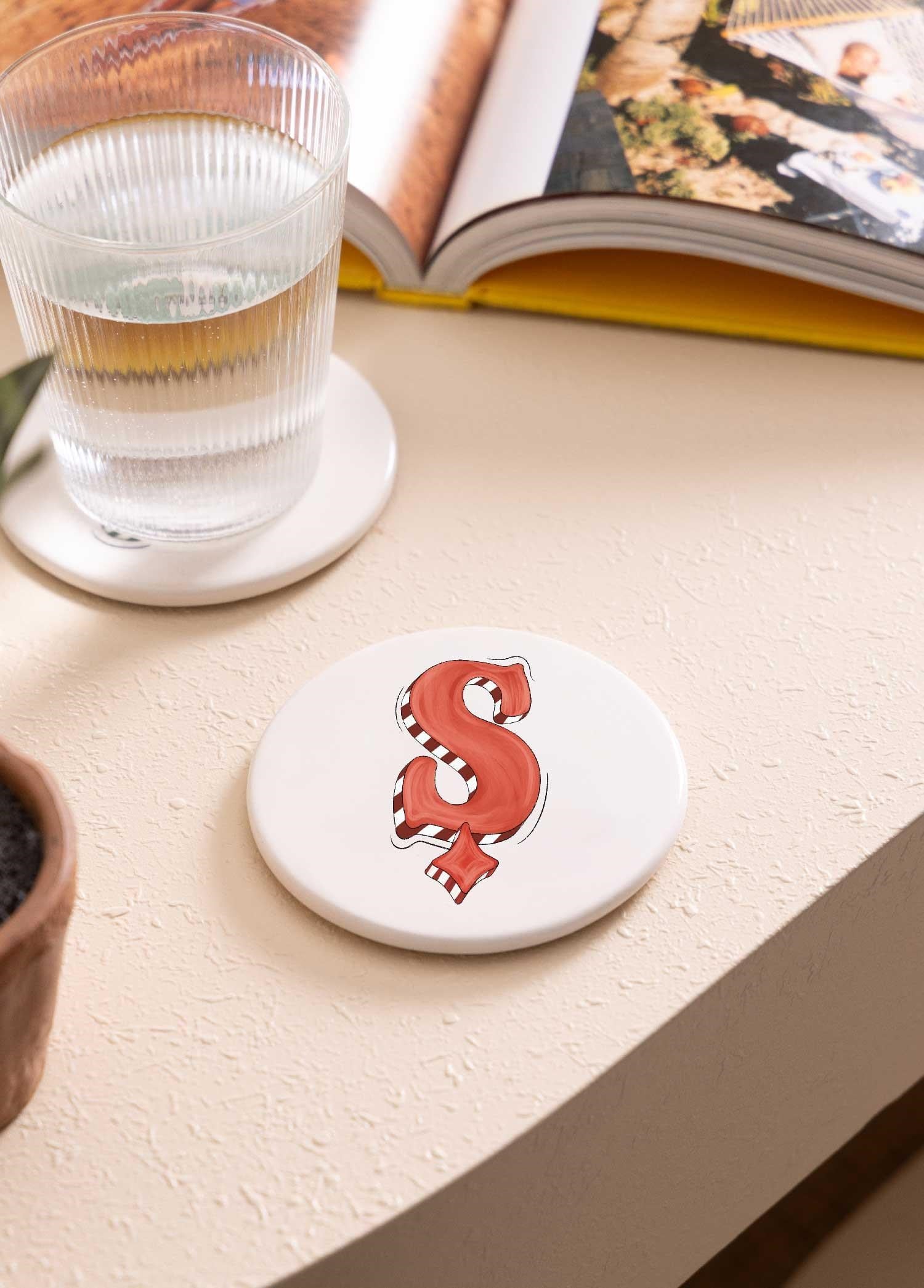 The Mia Harf Bardak Altlığı Ş