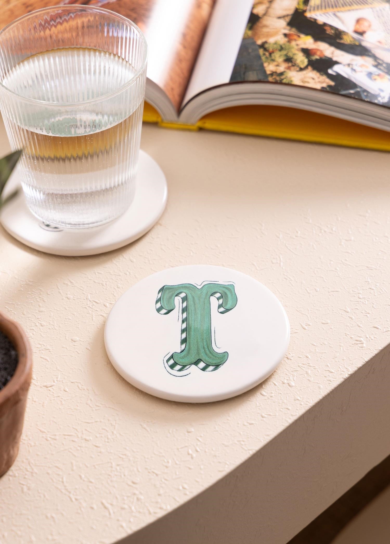 The Mia Harf Bardak Altlığı T