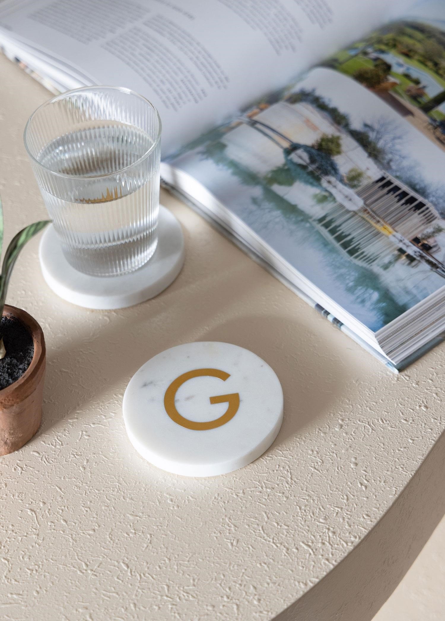 The Mia Mermer Bardak Altlığı G