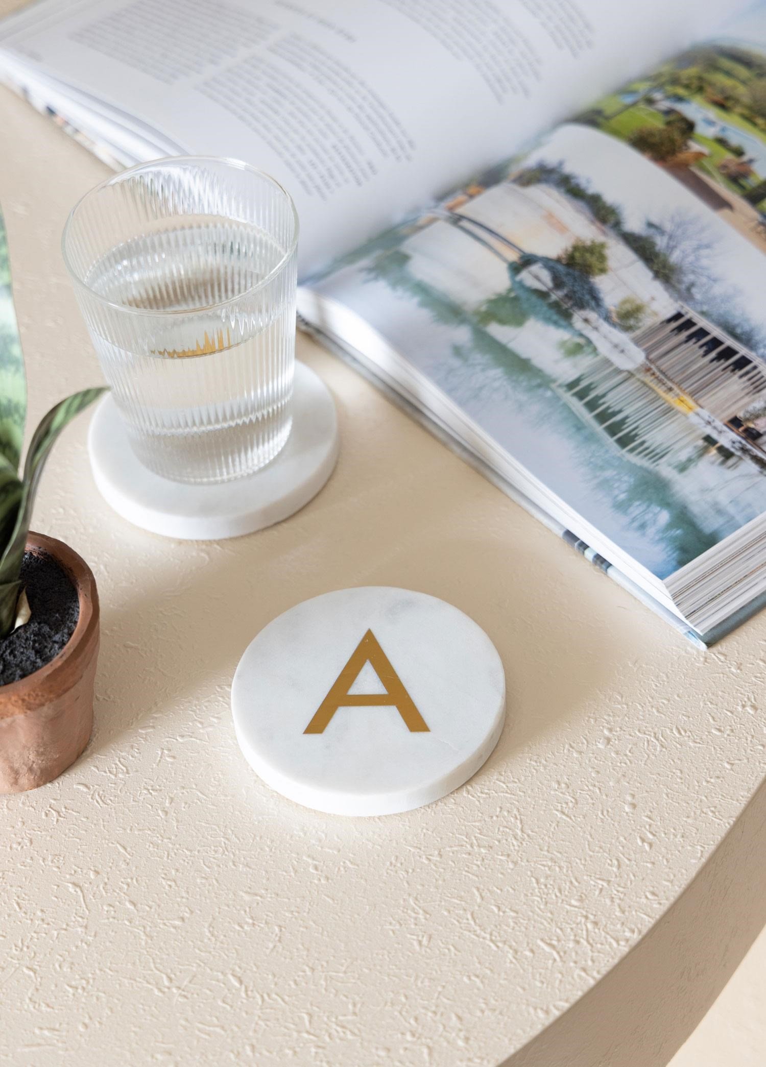 The Mia Mermer Bardak Altlığı A