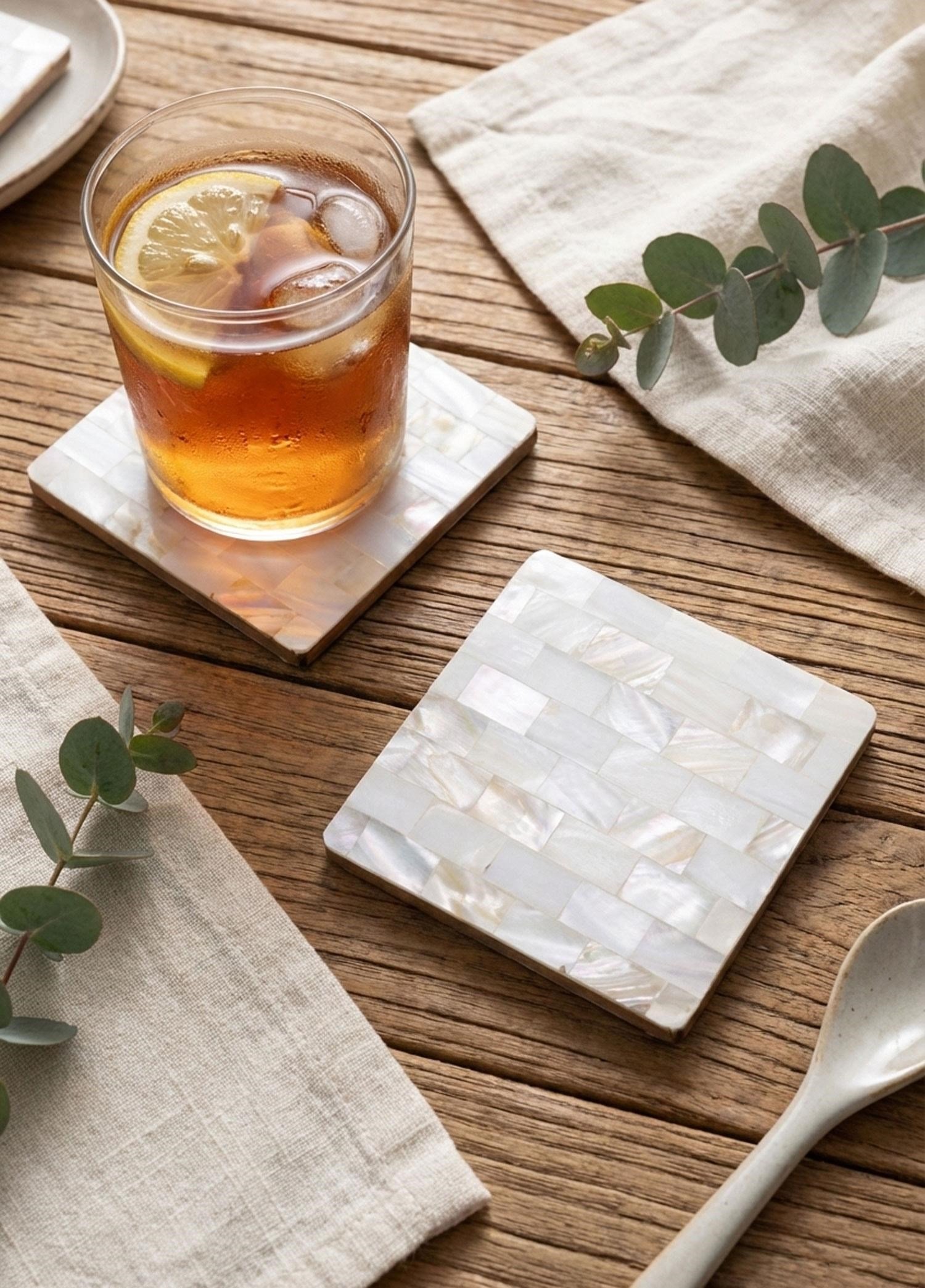 The Mia Sedef Bardak Altlığı