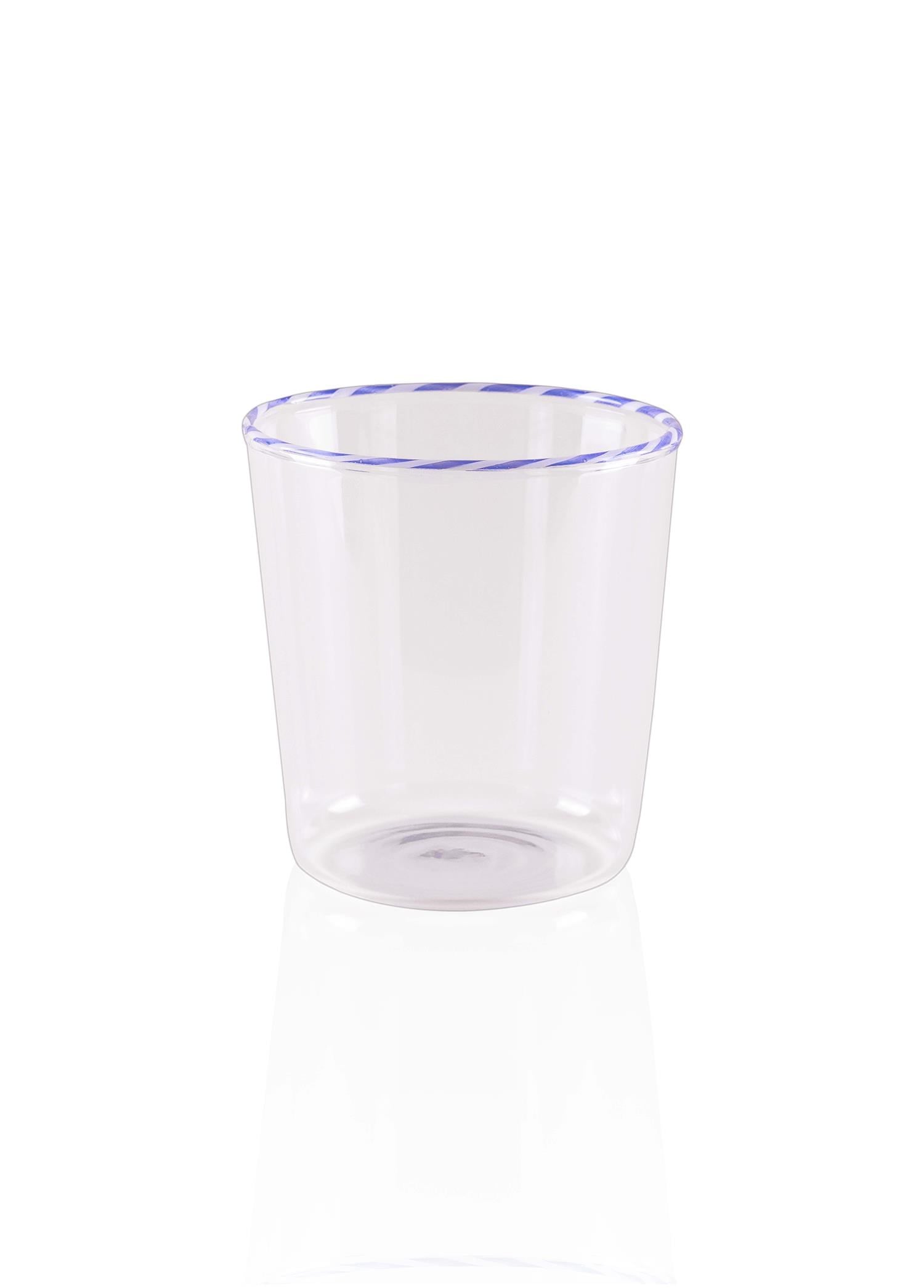The Mia Borosilikat Su Bardağı Mavi 320 ml BRD0131
