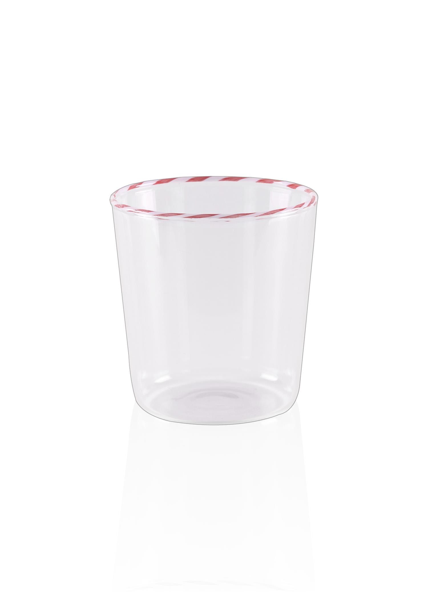 The Mia Borosilikat Su Bardağı Kırmızı 320 ml BRD0130