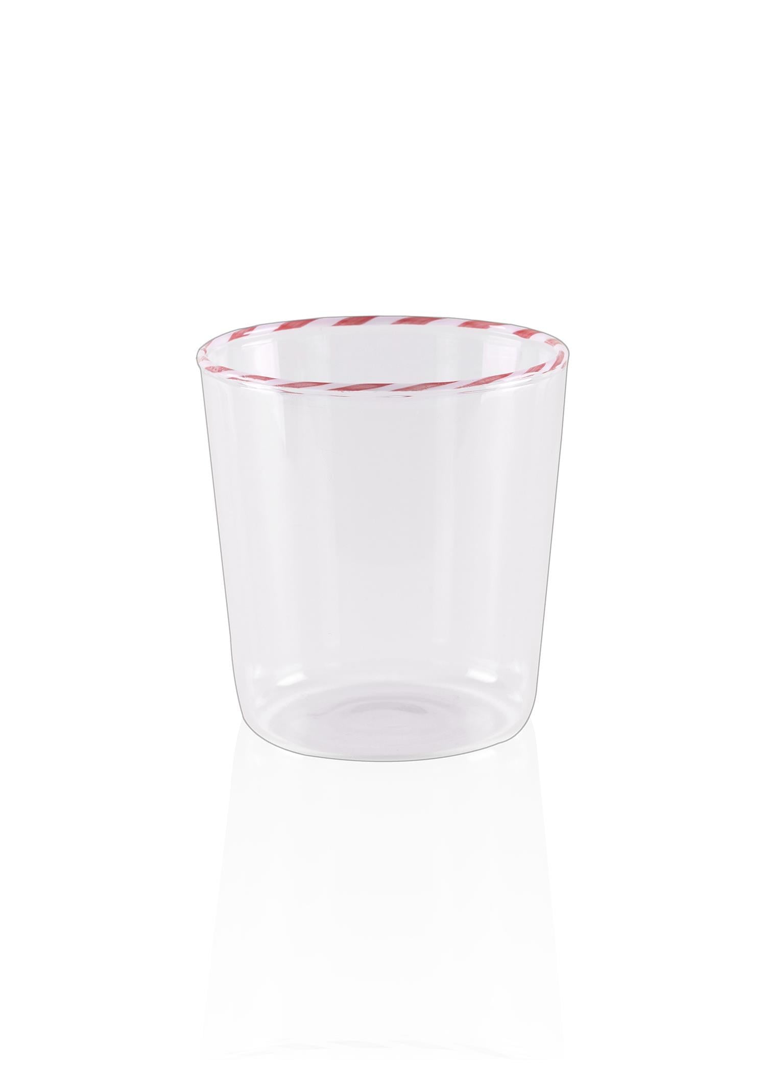 The Mia Borosilikat Su Bardağı Kırmızı 320 ml BRD0130