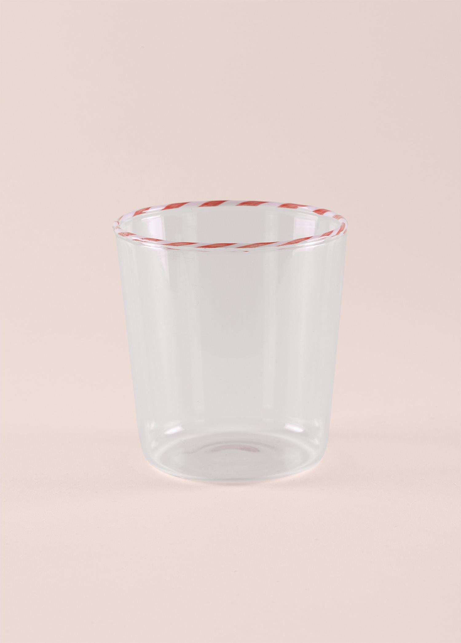 The Mia Borosilikat Su Bardağı Kırmızı 320 ml BRD0130