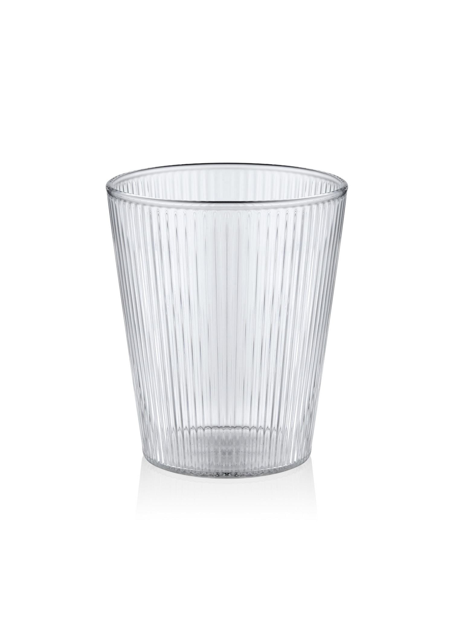 The Mia Striped Borosilikat Cam Bardak 400 ml
