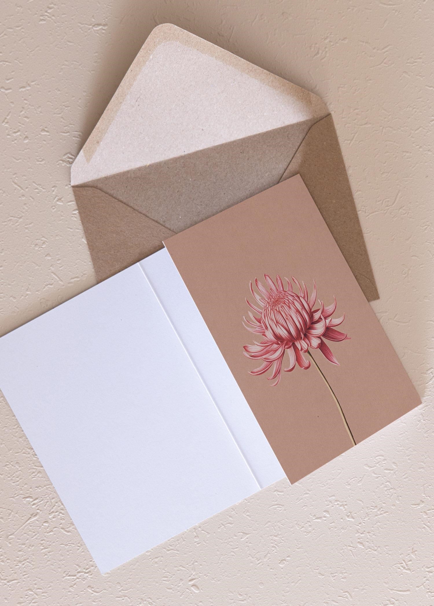 The Mia Art Line Mini Tebrik Kart Seti Chrysanthemum 10x14