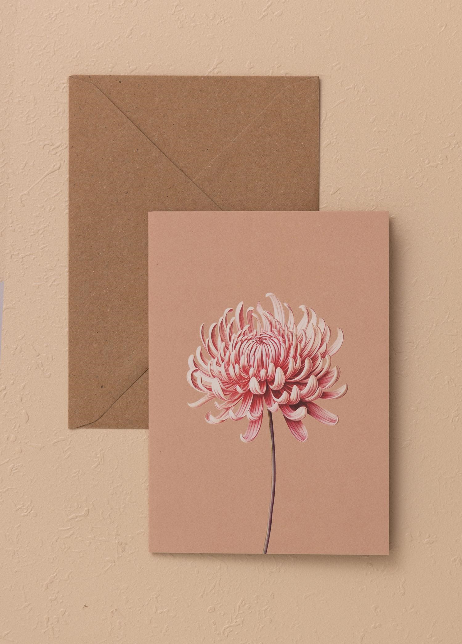 The Mia Art Line Mini Tebrik Kart Seti Chrysanthemum 10x14