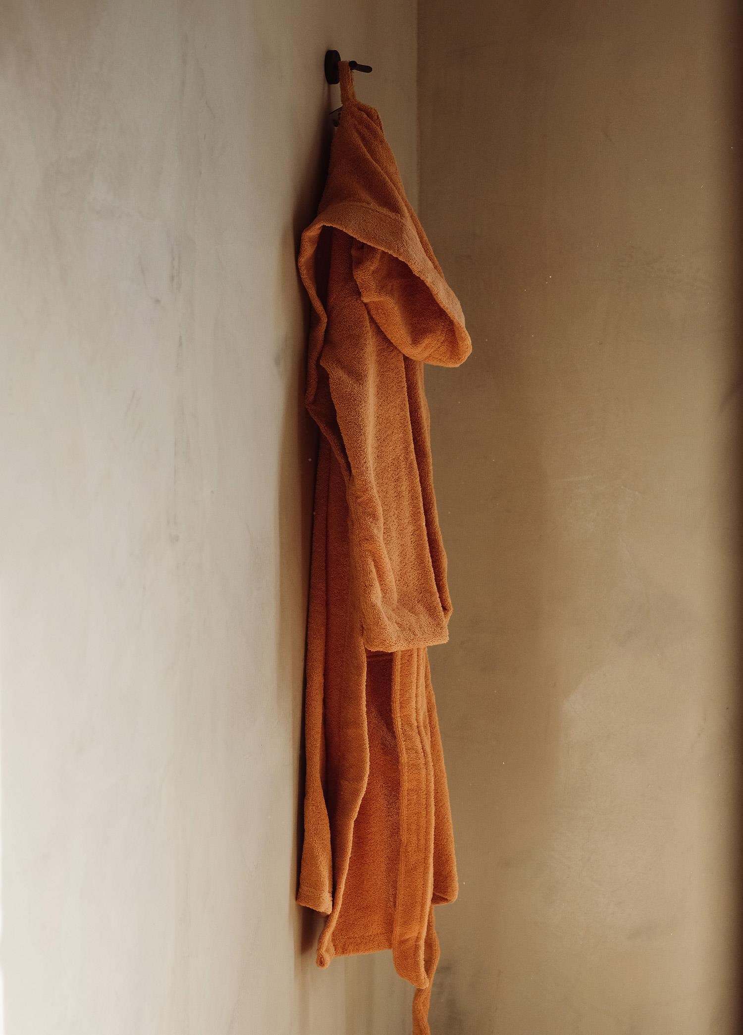 The Mia Fine Cotton TerraCotta Bornoz Small Medium