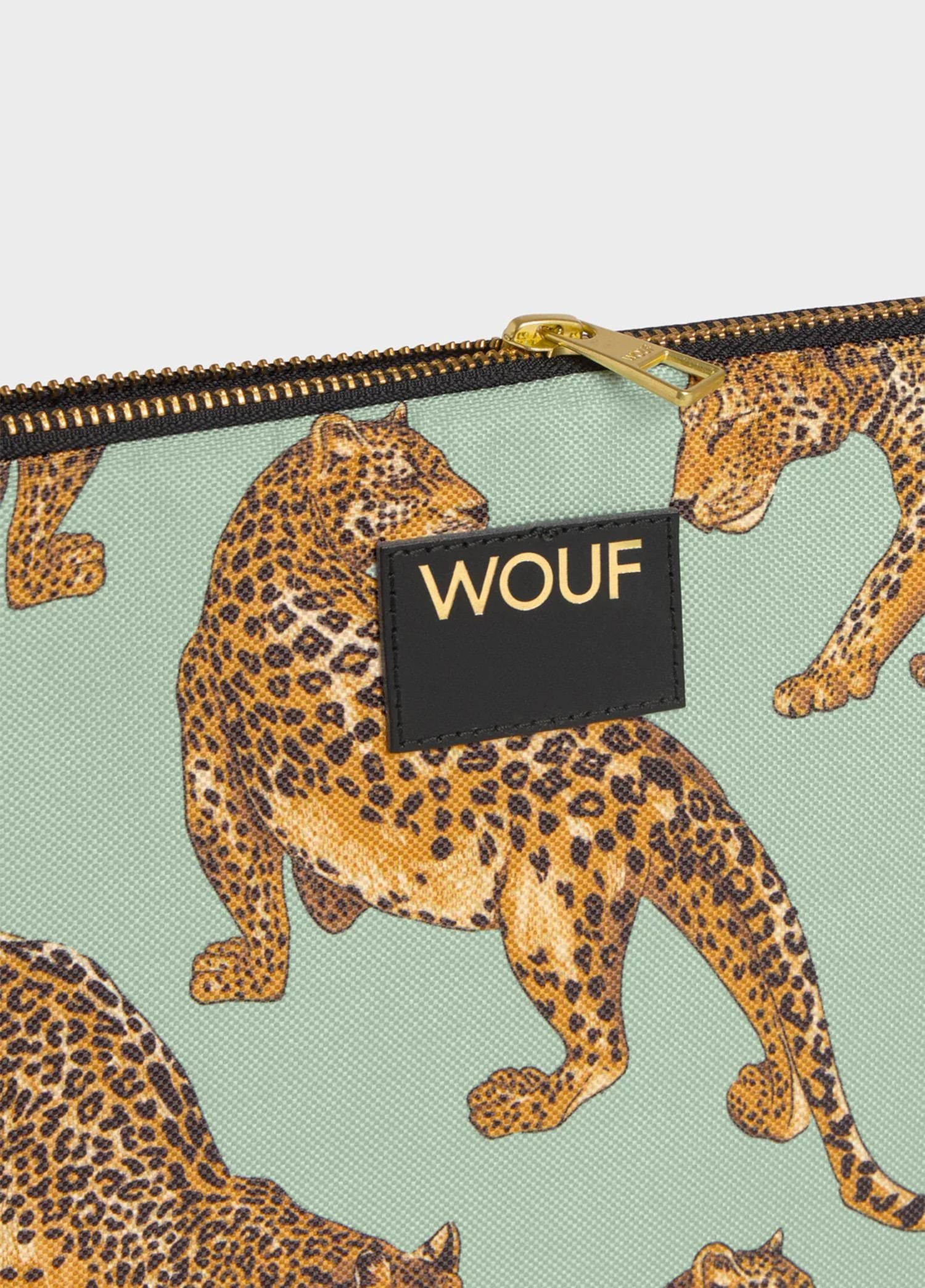WOUF Emerald Leopard Laptop Sleeve 13