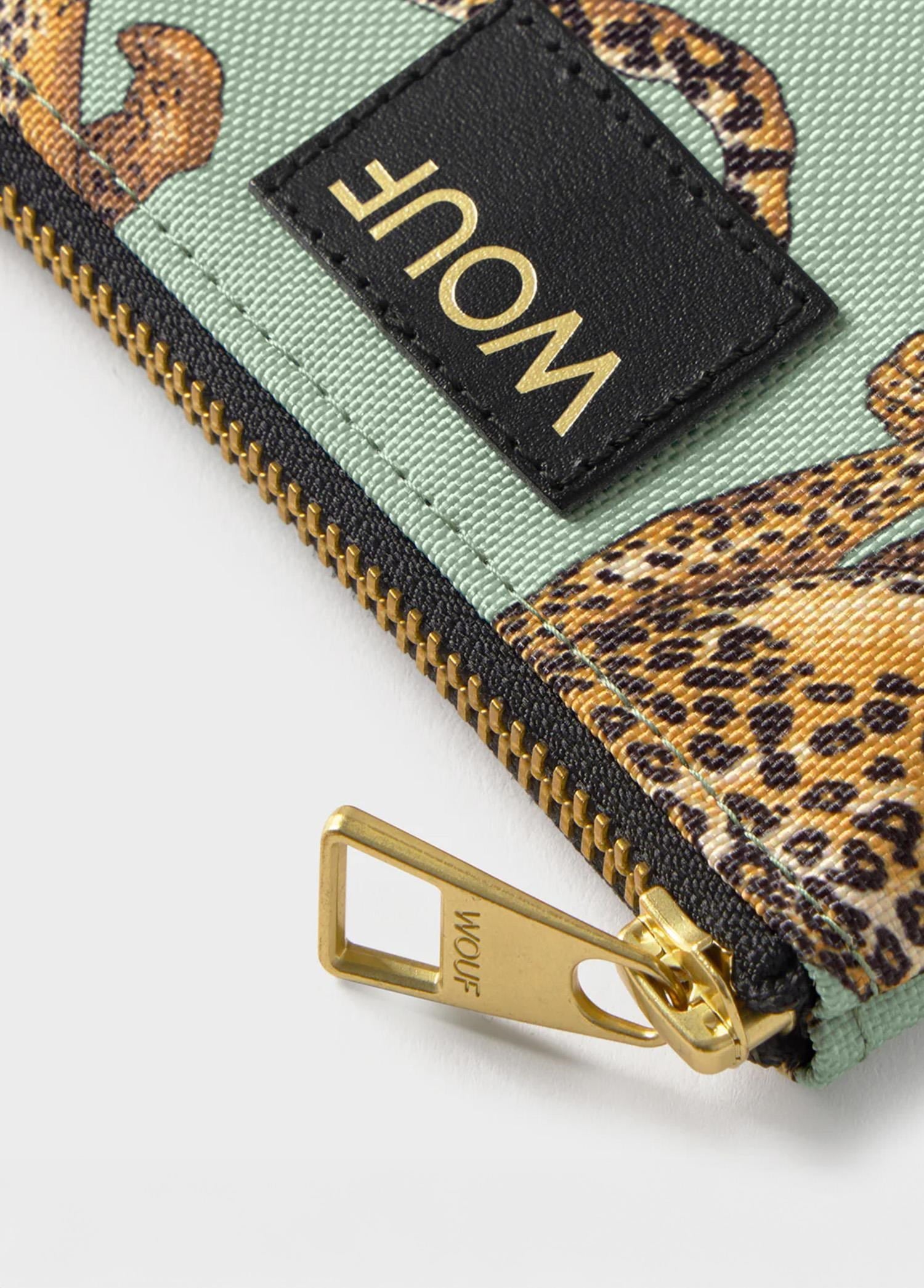 WOUF Emerald Leopard Wallet