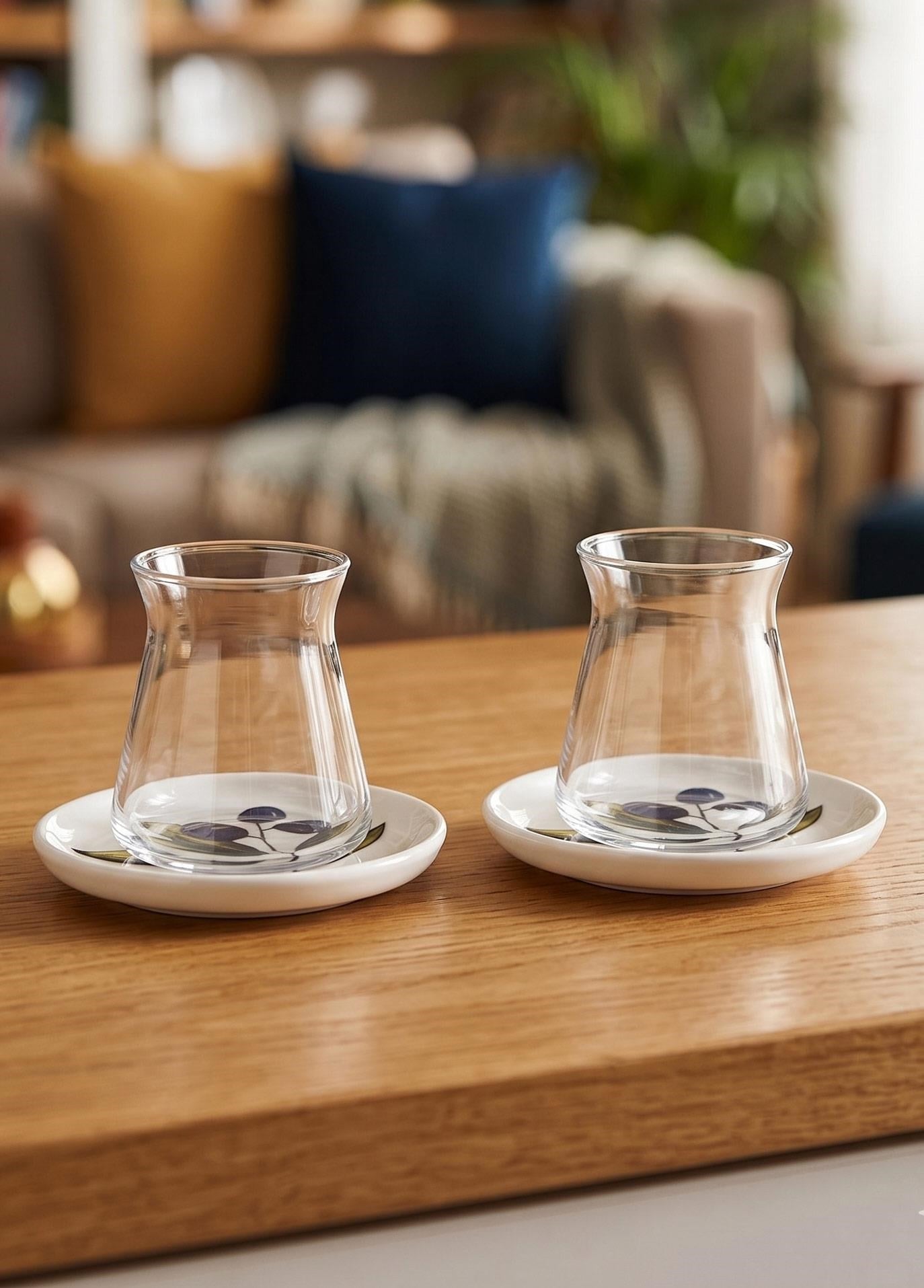 The Mia Olivos 12 Parça 6 Kişilik Çay Seti