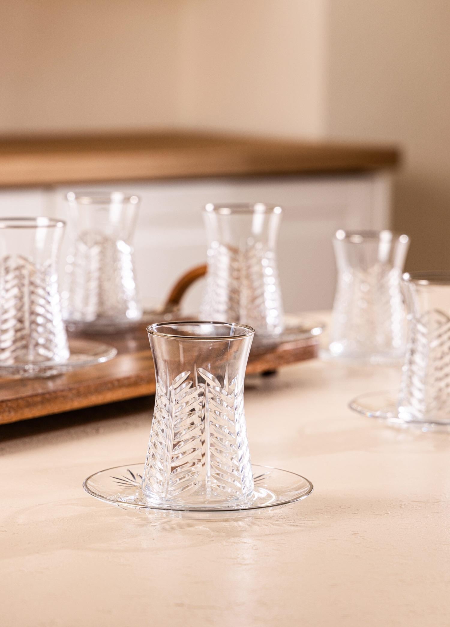 The Mia Wheat Çay Seti Gümüş 12 Parça