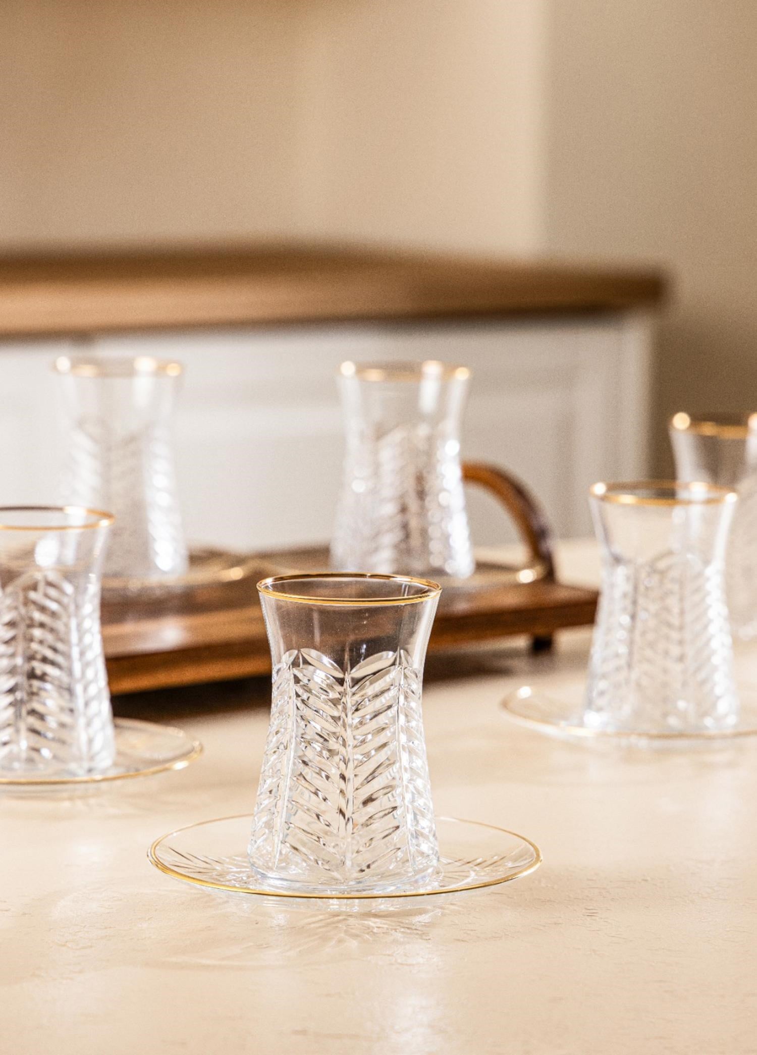 The Mia Wheat Çay Seti Gold 12 Parça