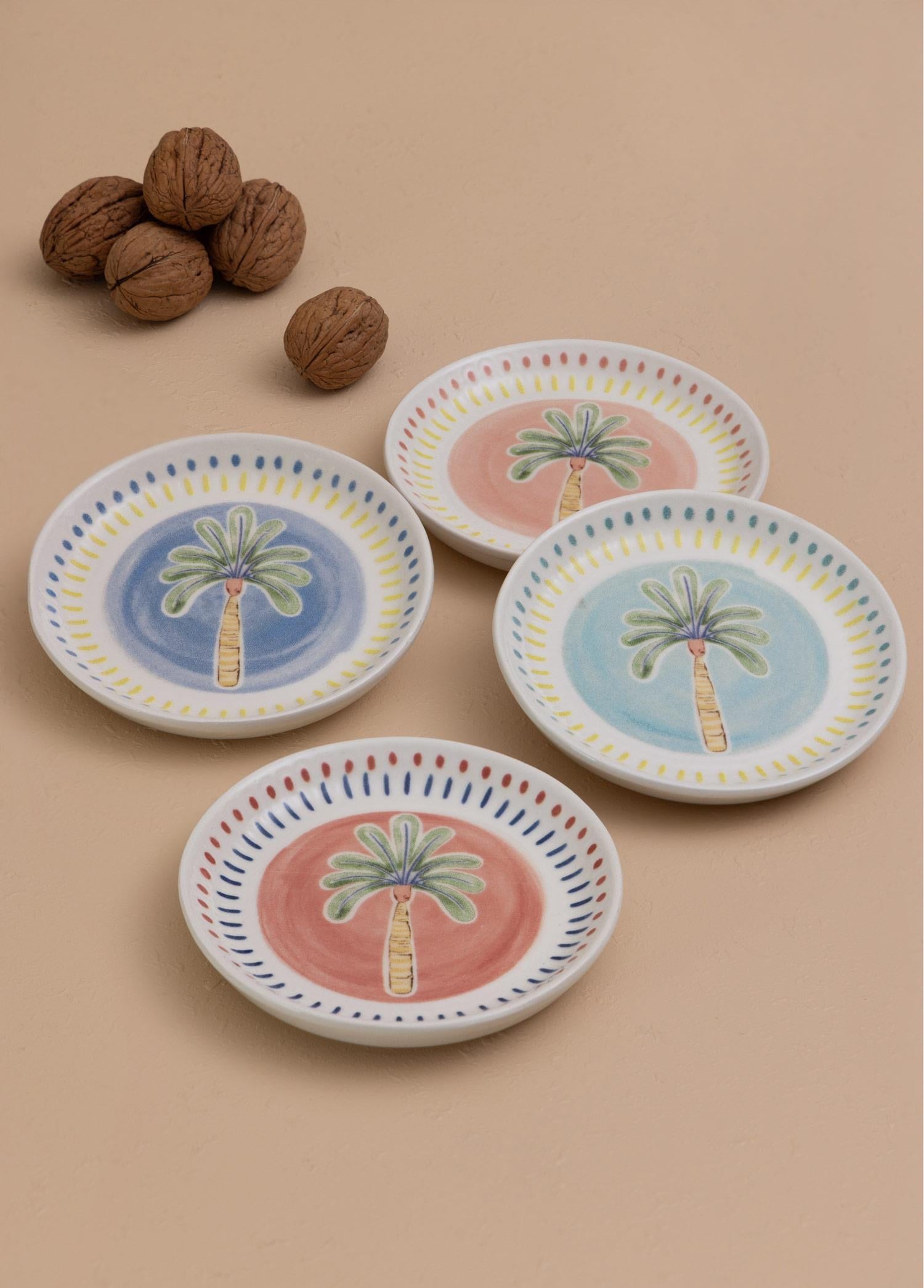 The Mia Italian Summer Sosluk Çerezlik 4lü Set 10 cm