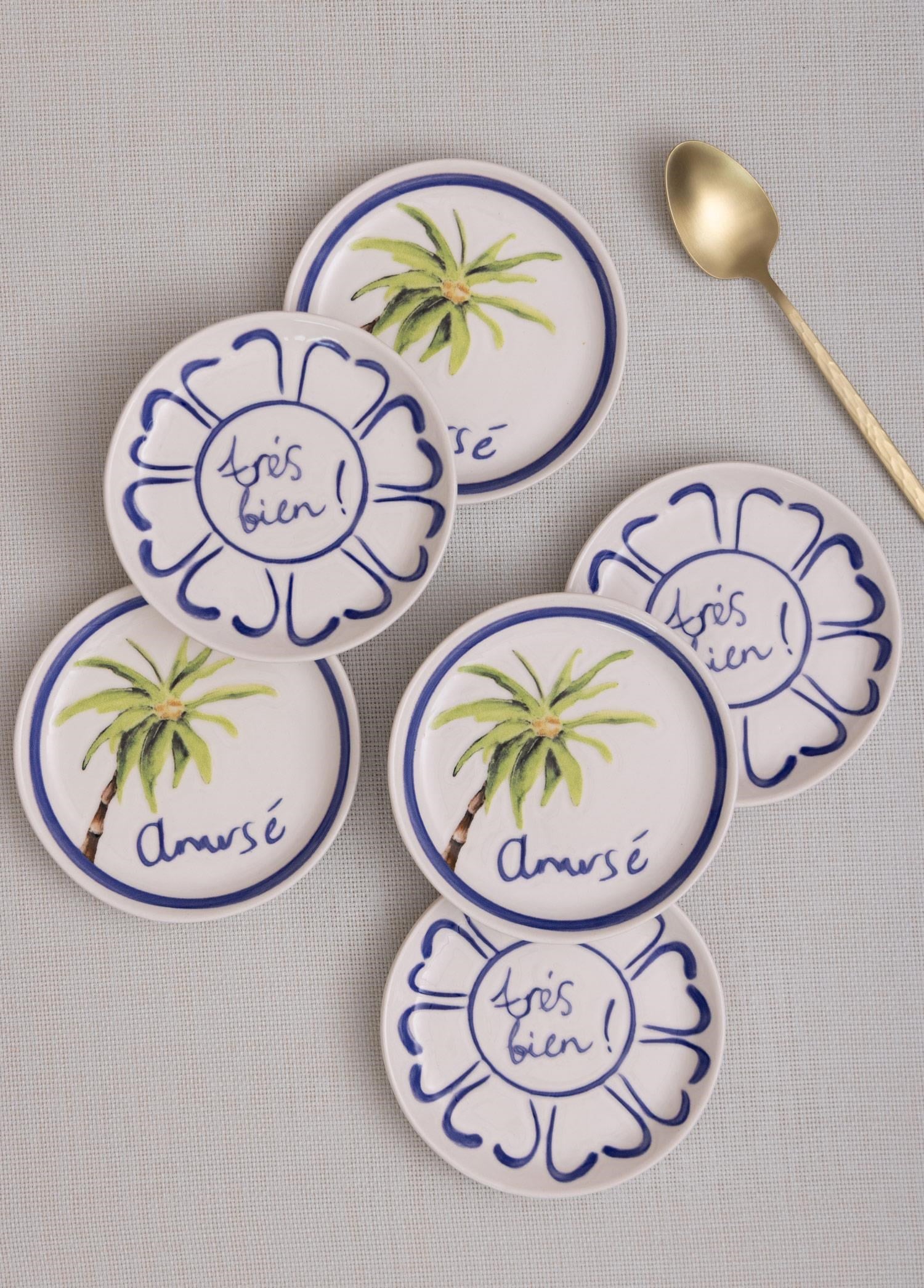 The Mia Palma Sosluk Çerezlik 6lı Set 10 cm