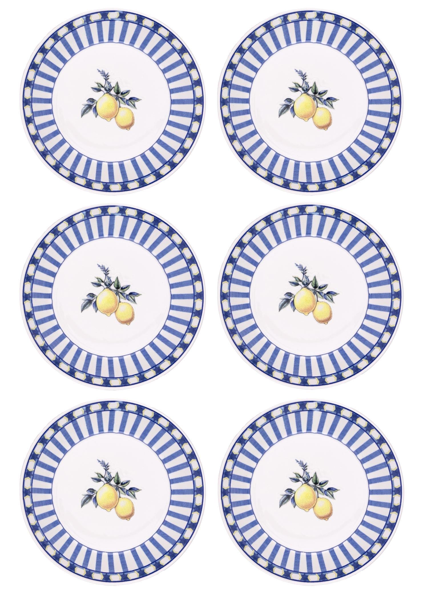The Mia Odore Di Limone Yemek Tabağı 6lı Set 20 cm