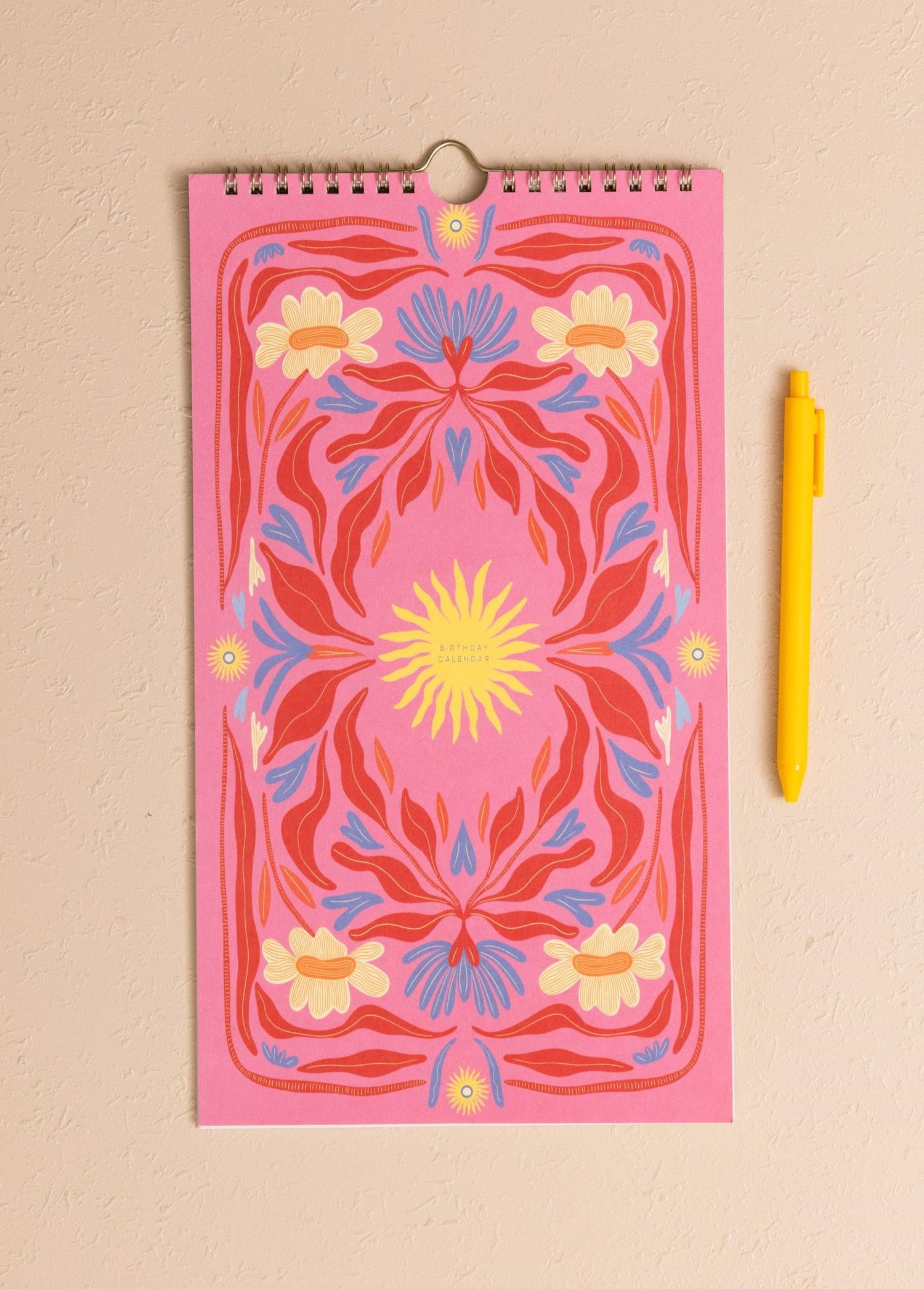 The Mia Ajanda Bırthday Calendar Pembe
