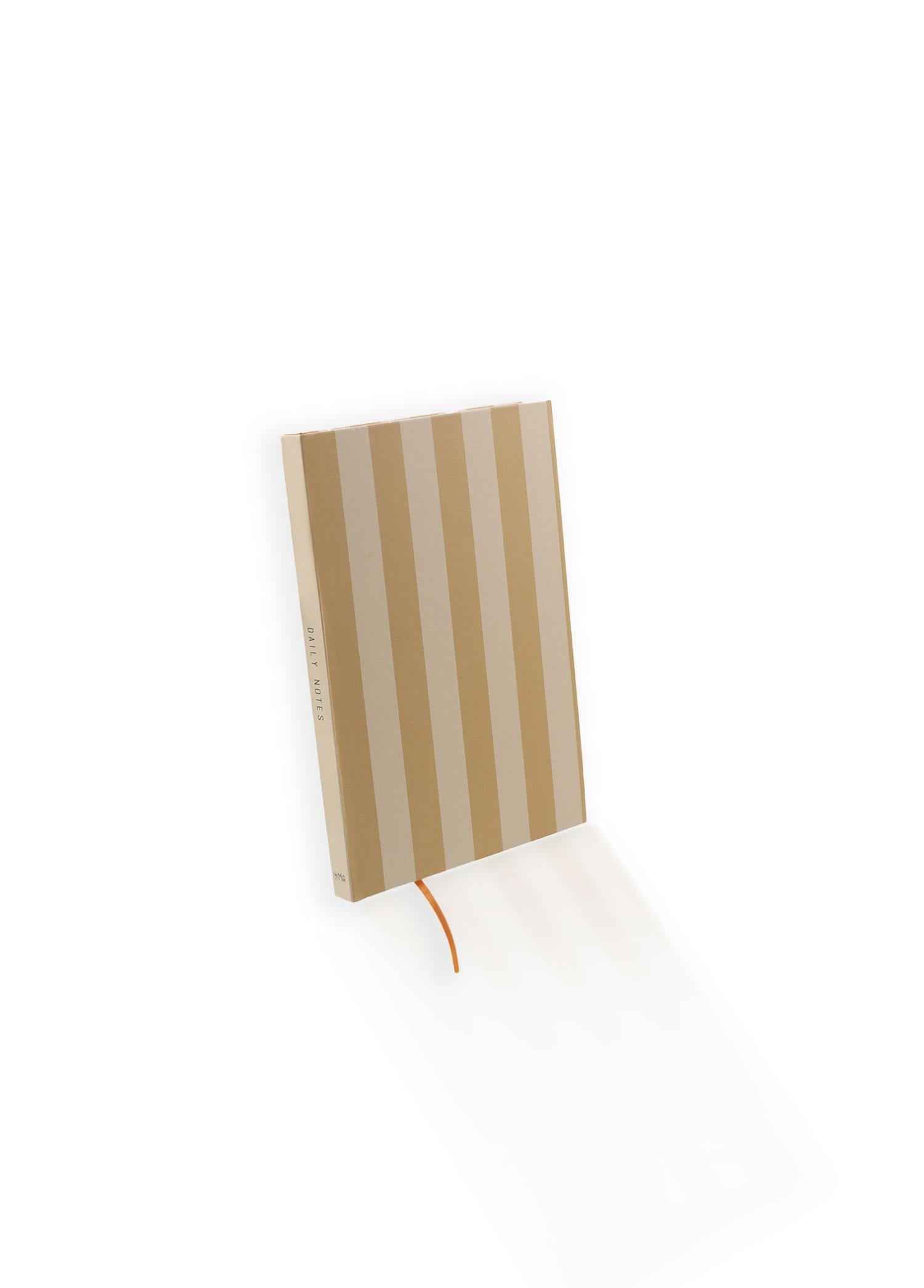 The Mia Basic Çizgili Defter 70 Yaprak Camel 14x9 cm