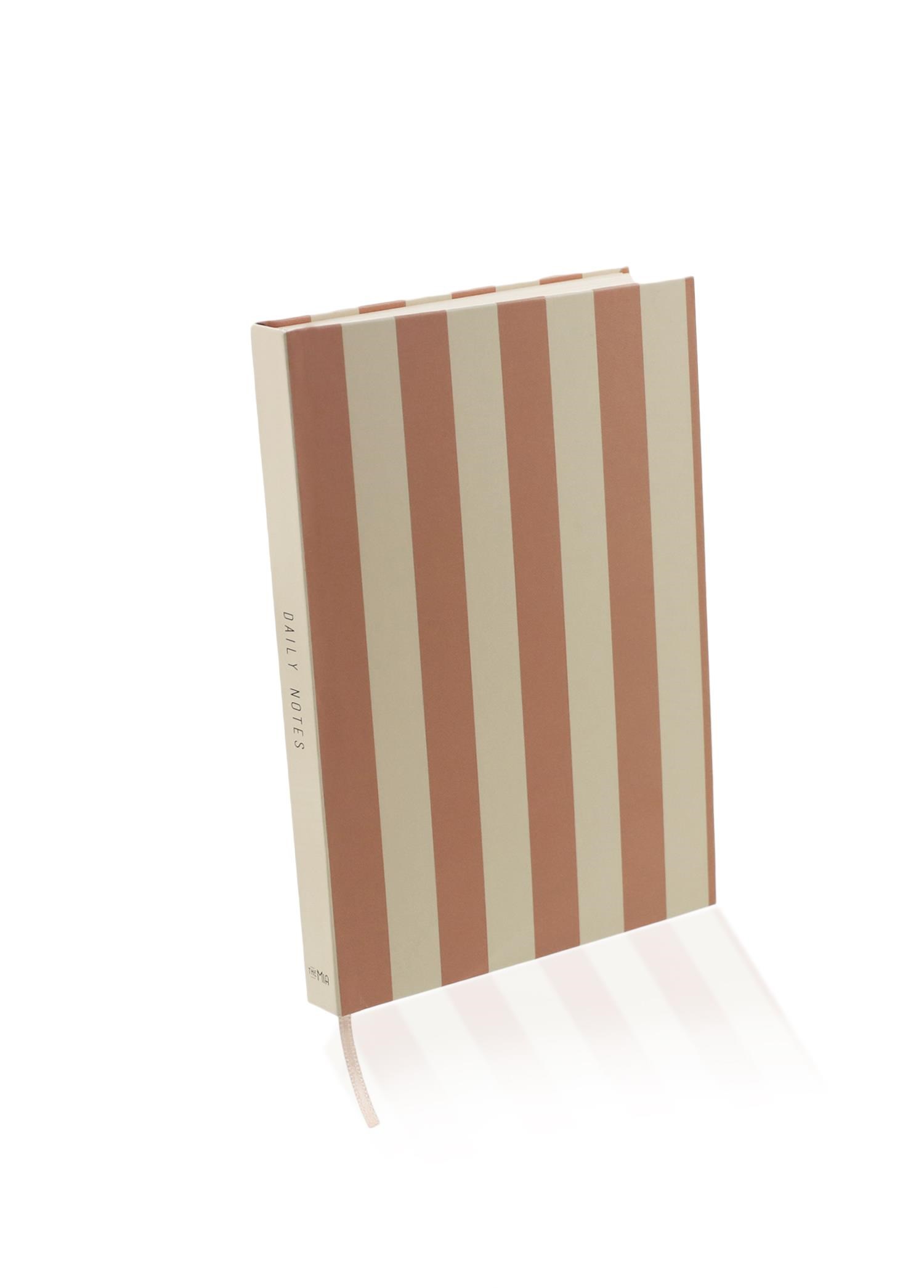 The Mia Basic Çizgili Defter 70 Yaprak Somon 2li Set
