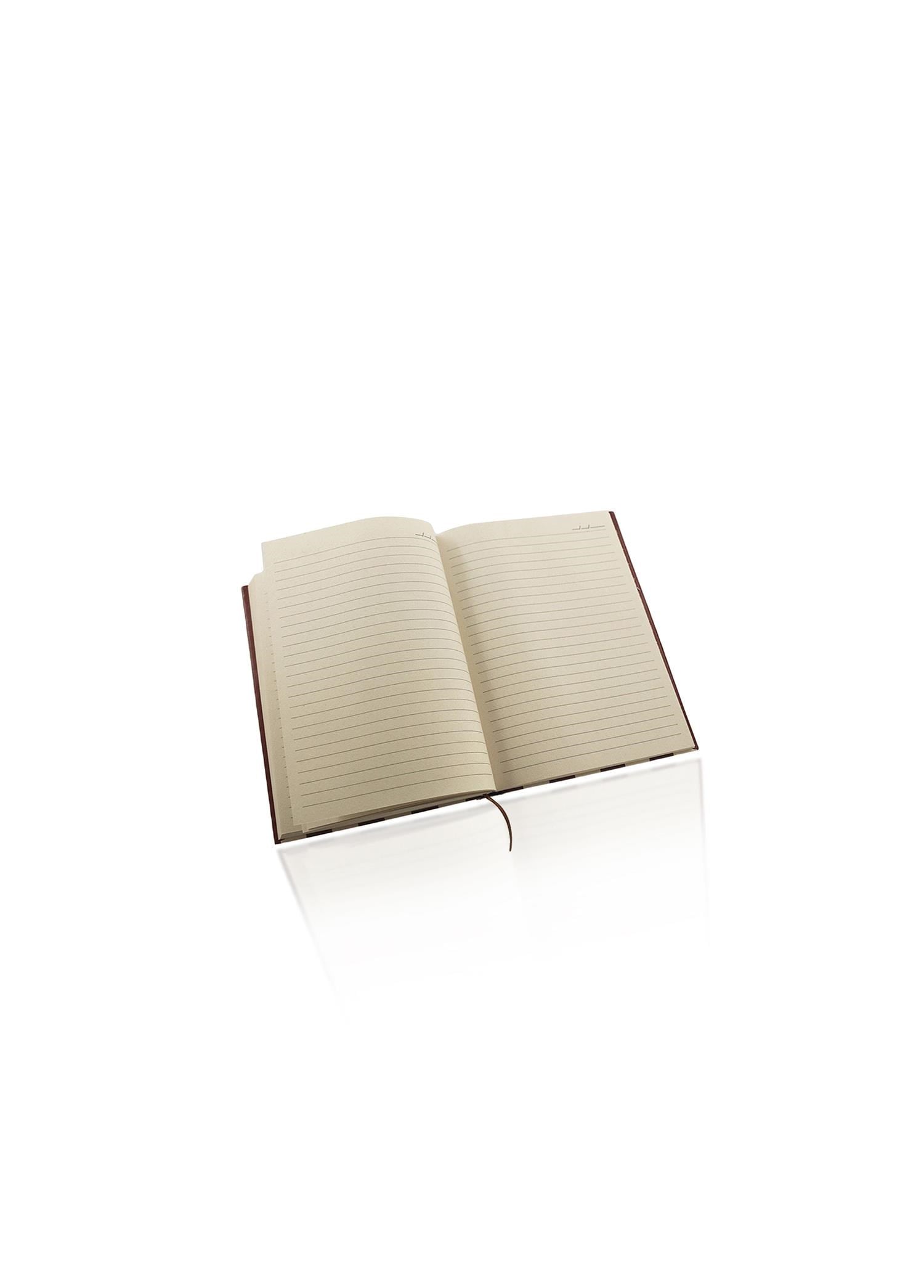 The Mia Basic Çizgili Defter 70 Yaprak Bordo 14x9 cm