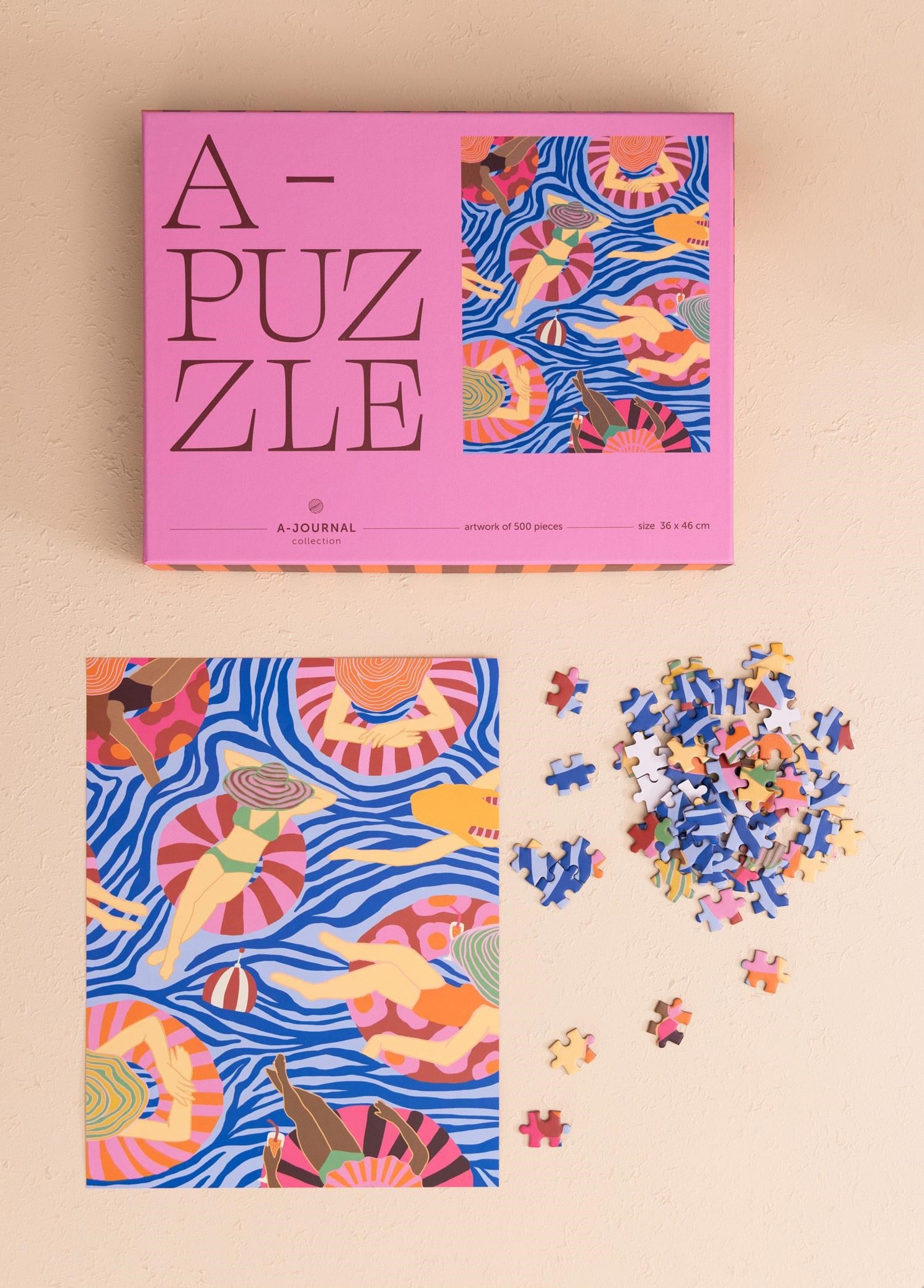 The Mia Havuz Partisi Temalı Puzzle