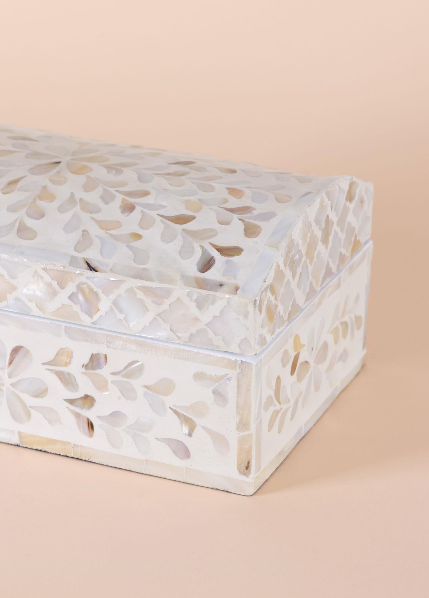 The Mia Sedef Kutu Dikdörtgen 25x15x12 cm TLC0077