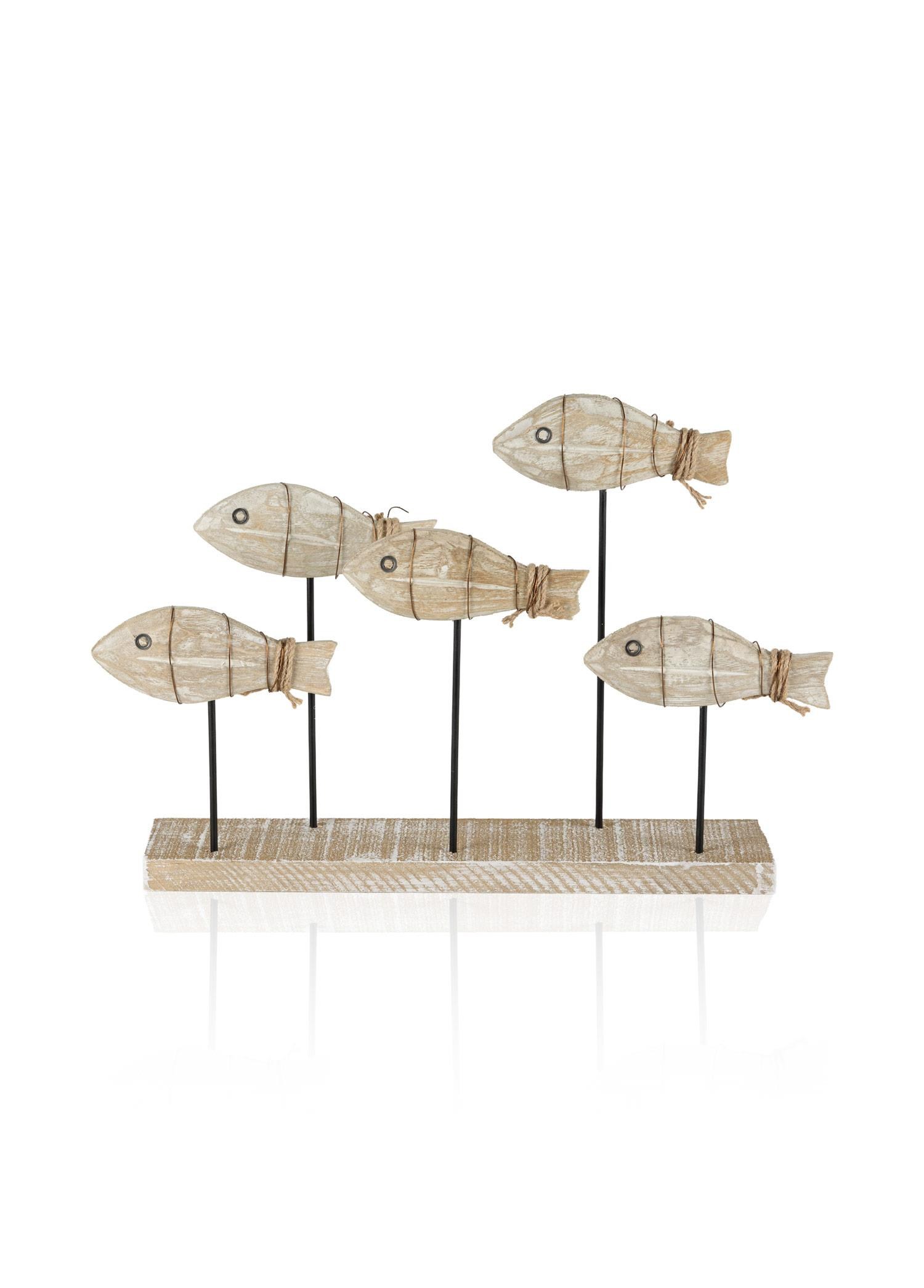 The Mia Retro Coastal 5li Balık Biblosu 30 cm