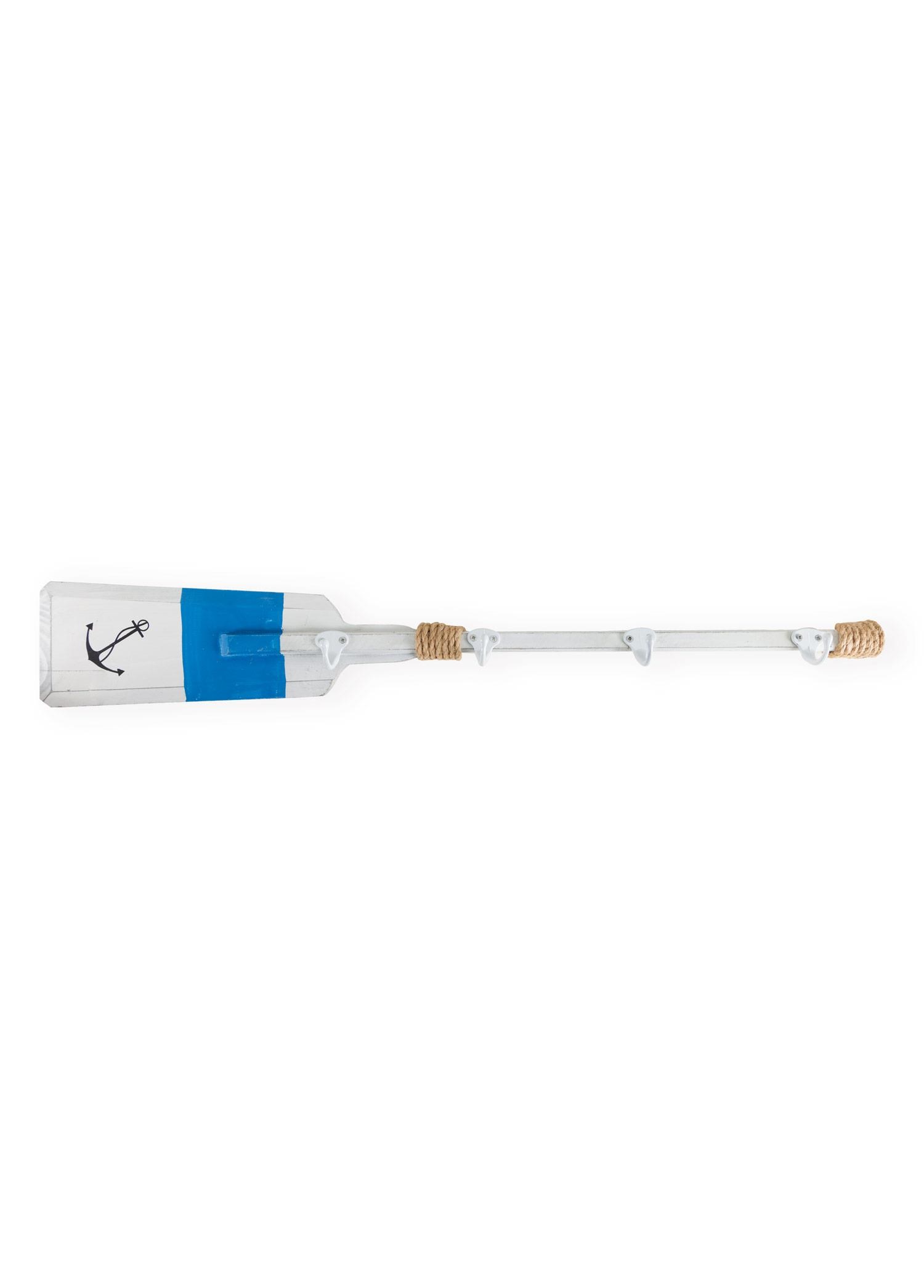 The Mia Retro Marin Stil Ahşap Duvar Askısı Kürek 80 cm