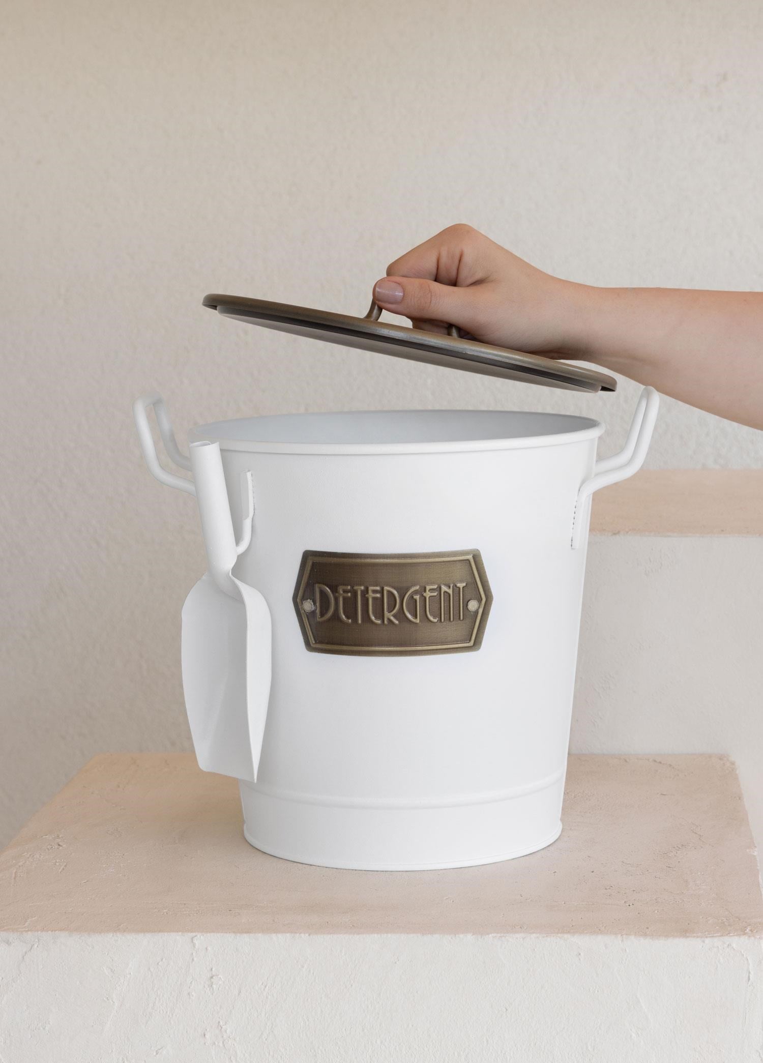 The Mia Deterjan Saklama Kabı - Beyaz