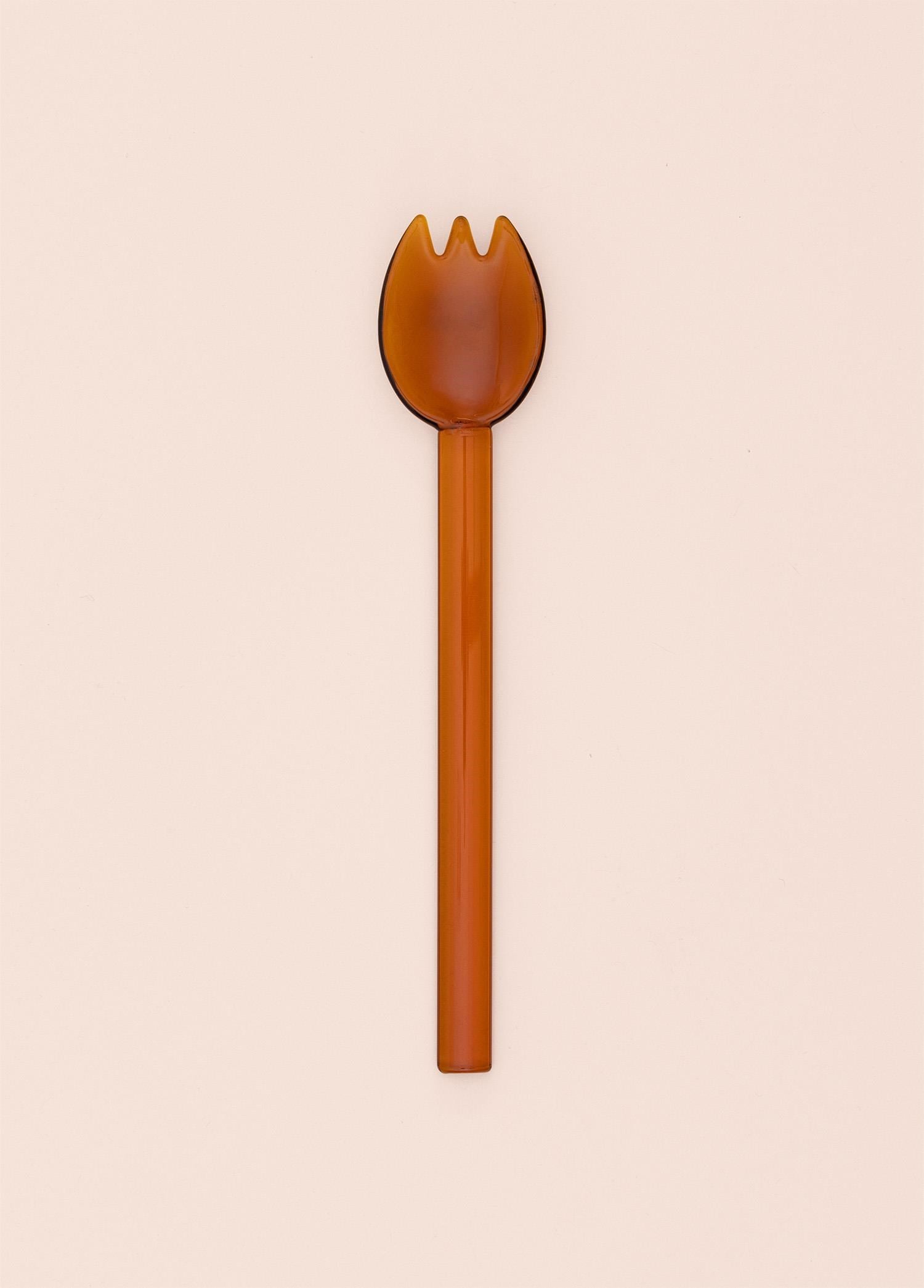 The Mia Abiete Dondurma ve Tatlı Kaşığı Amber 6lı Set