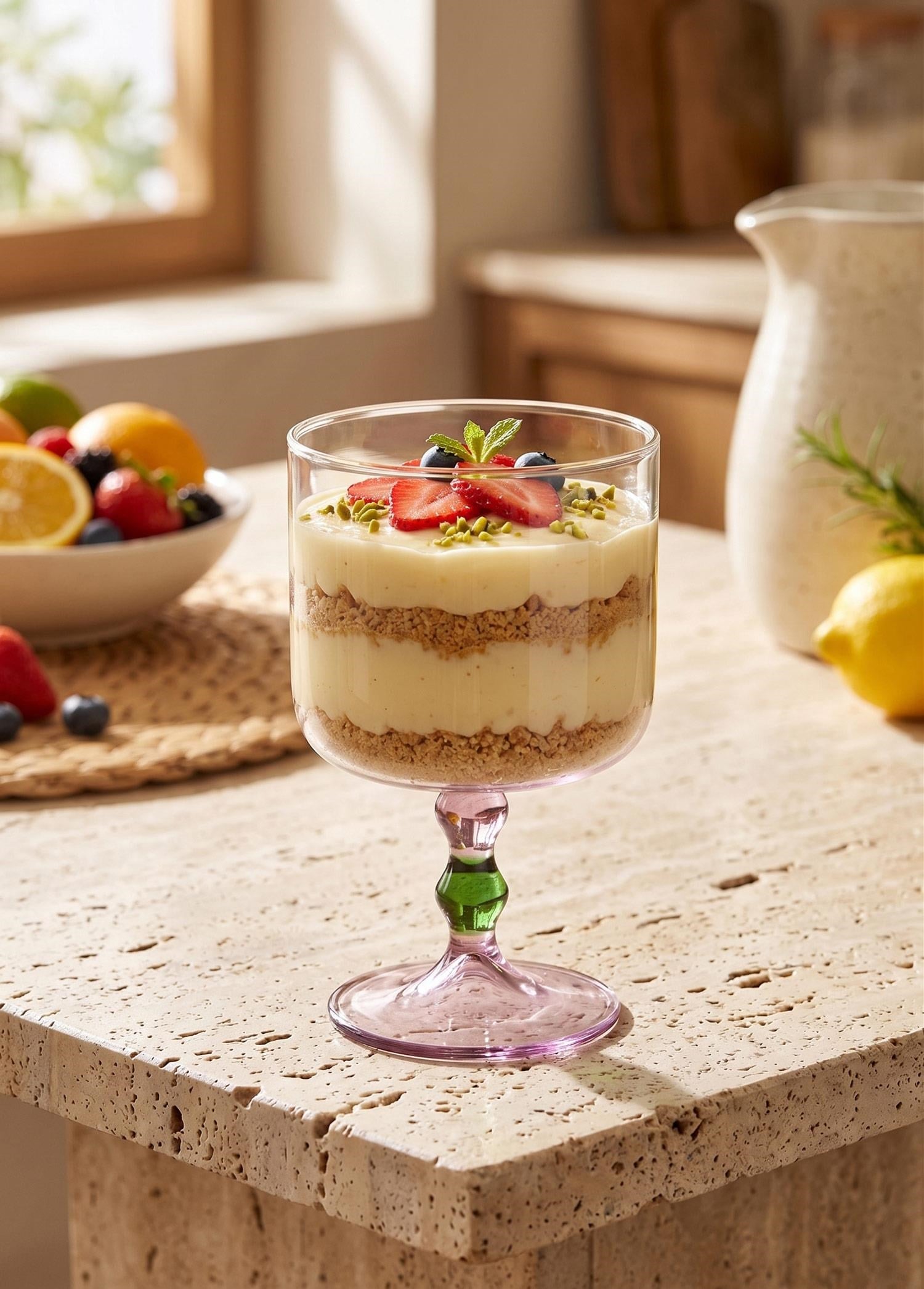 The Mia Bead Dondurmalık Tatlı Sunum Kasesi Yeşil 300 ml