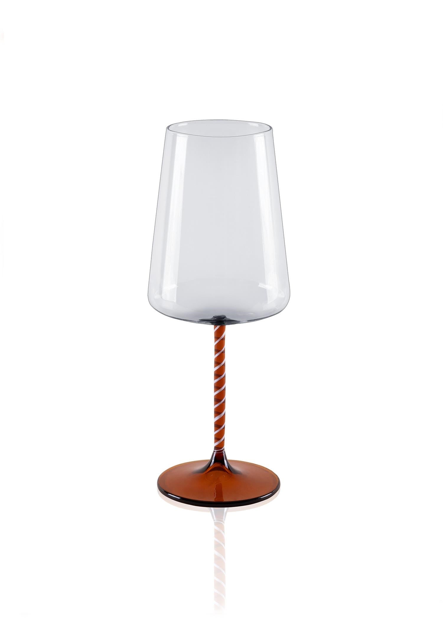 The Mia Edera Şarap Kadehi Amber 500 ml