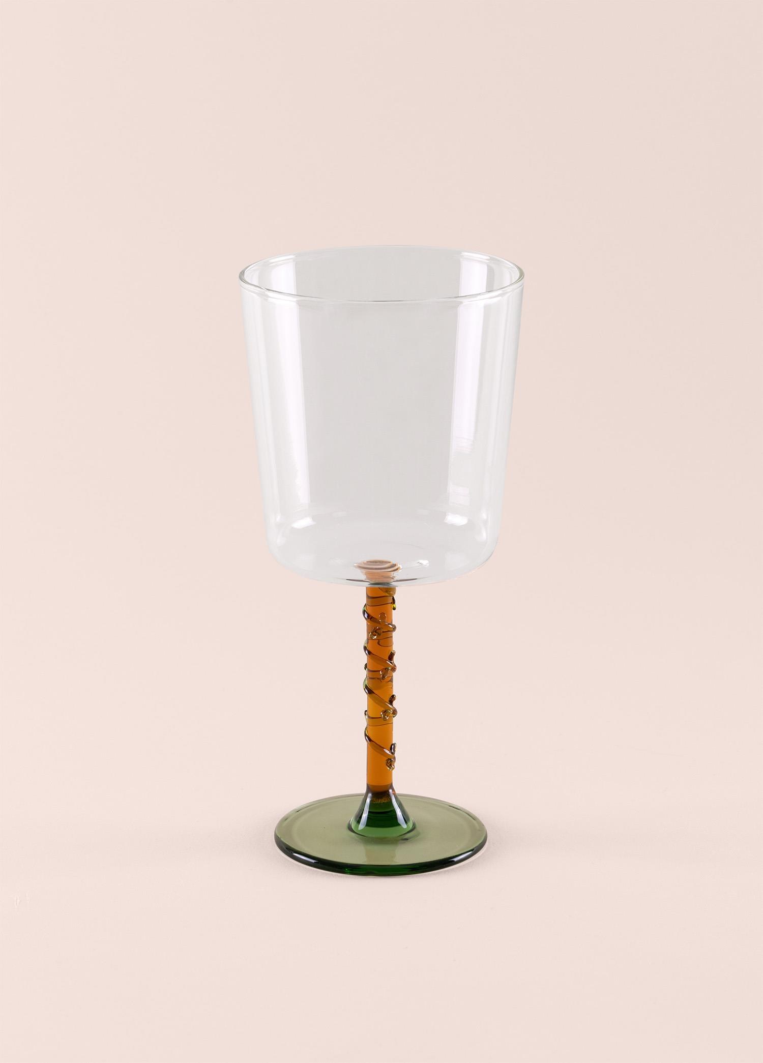 The Mia Line Şarap Kadehi Sarı 300 ml