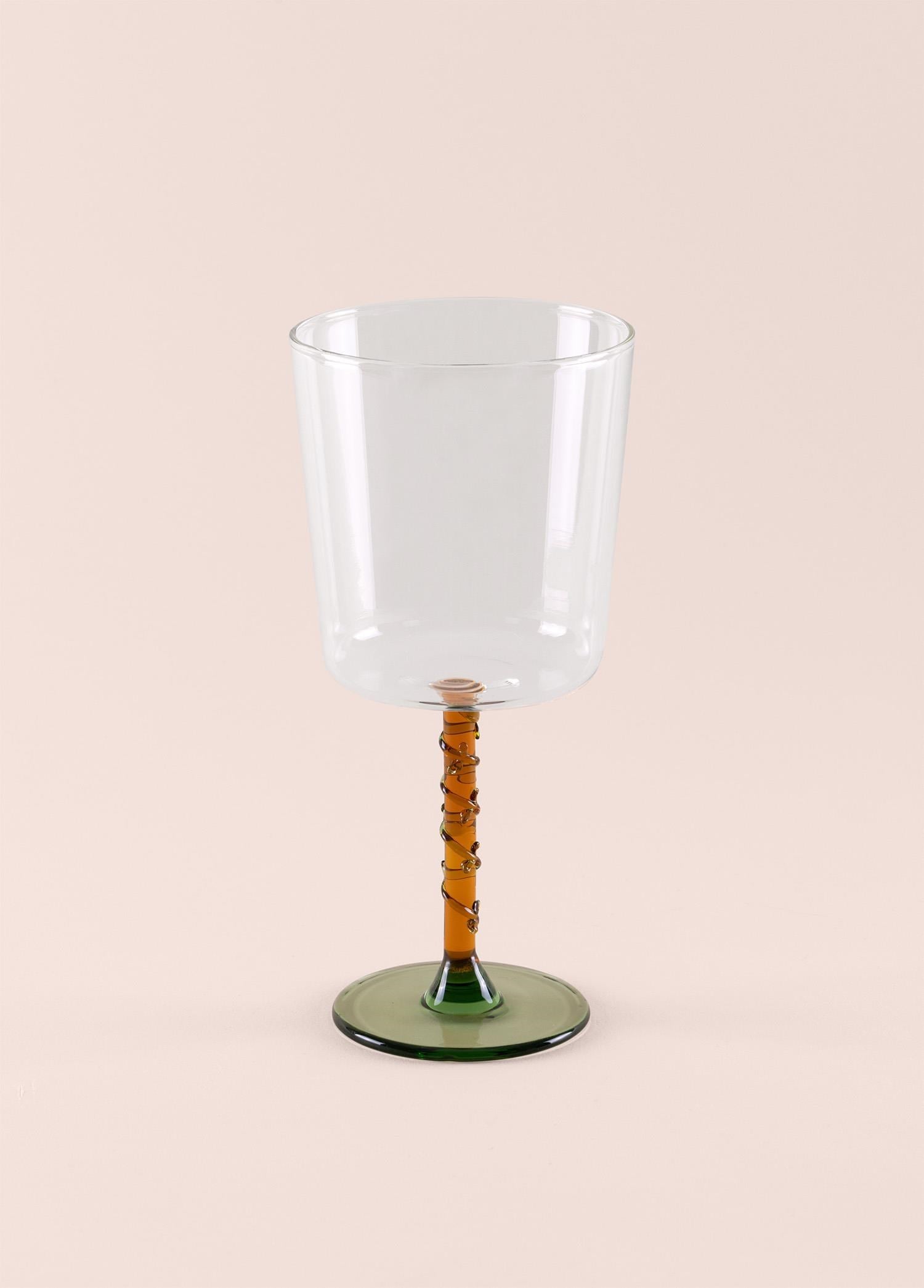 The Mia Line Şarap Kadehi Sarı 300 ml