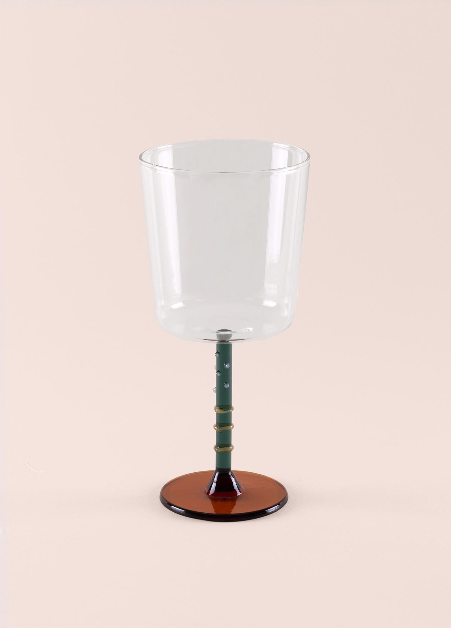 The Mia Line Şarap Kadehi Yeşil 300 ml