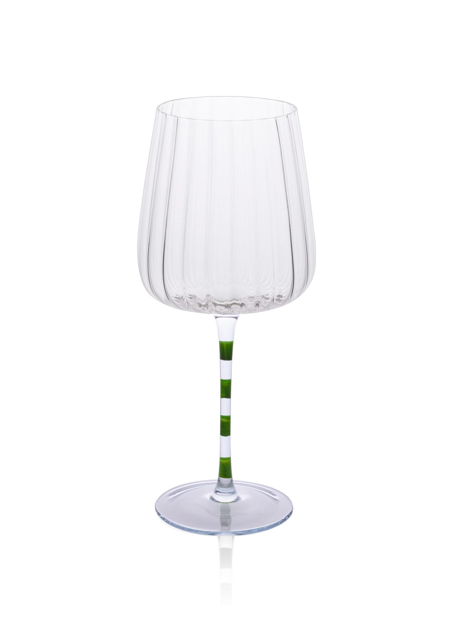 The Mia Şarap Kadehi Mor Yeşil 500 ml