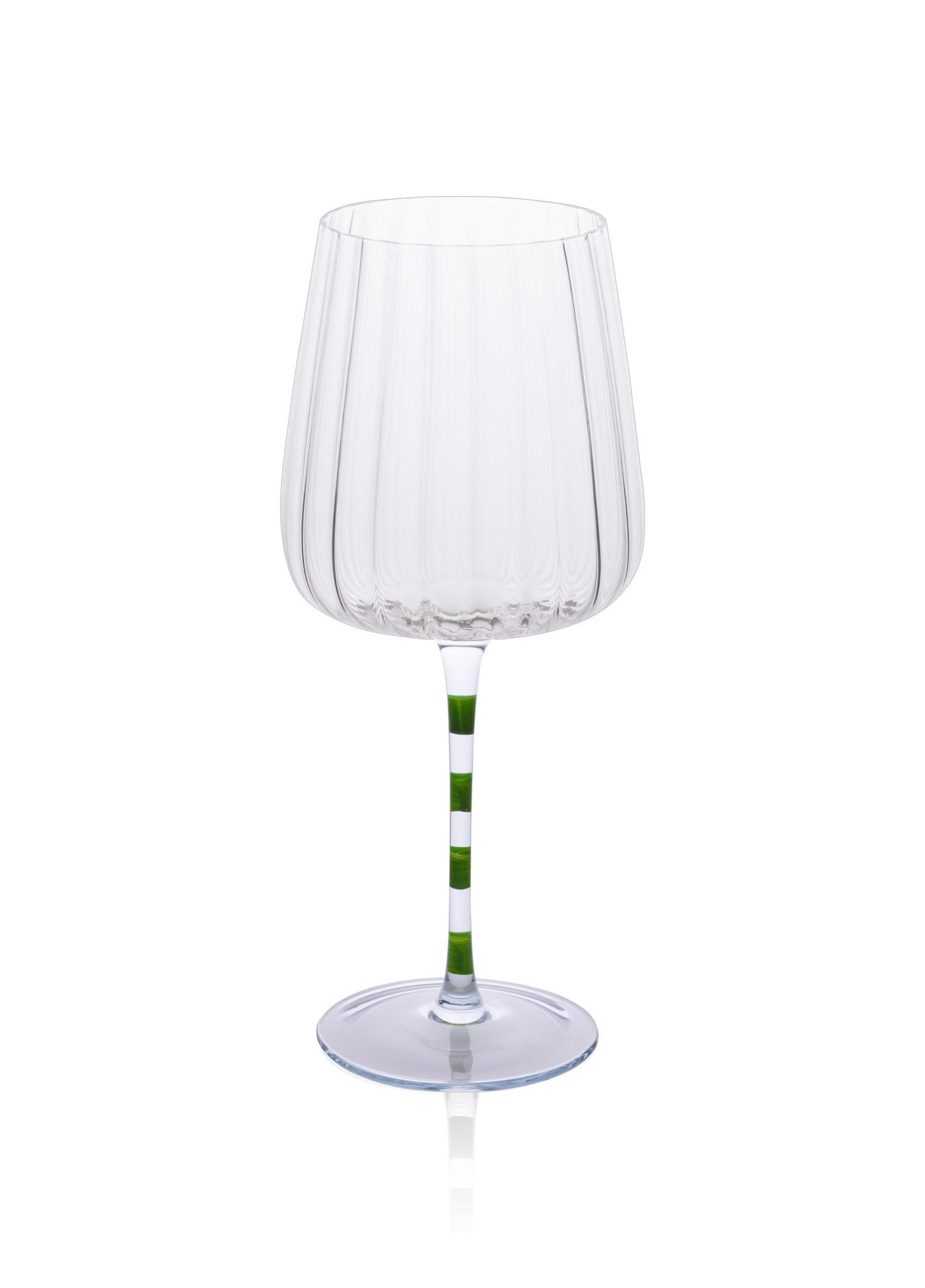 The Mia Şarap Kadehi Mor Yeşil 500 ml