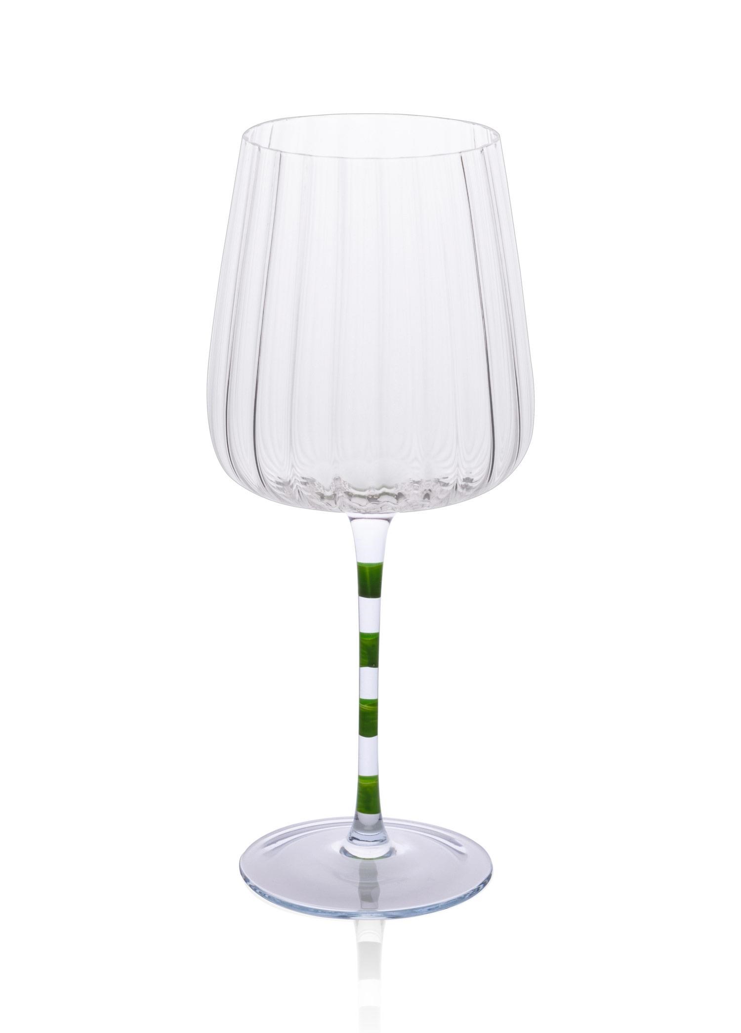 The Mia Şarap Kadehi Mor Yeşil 600 ml