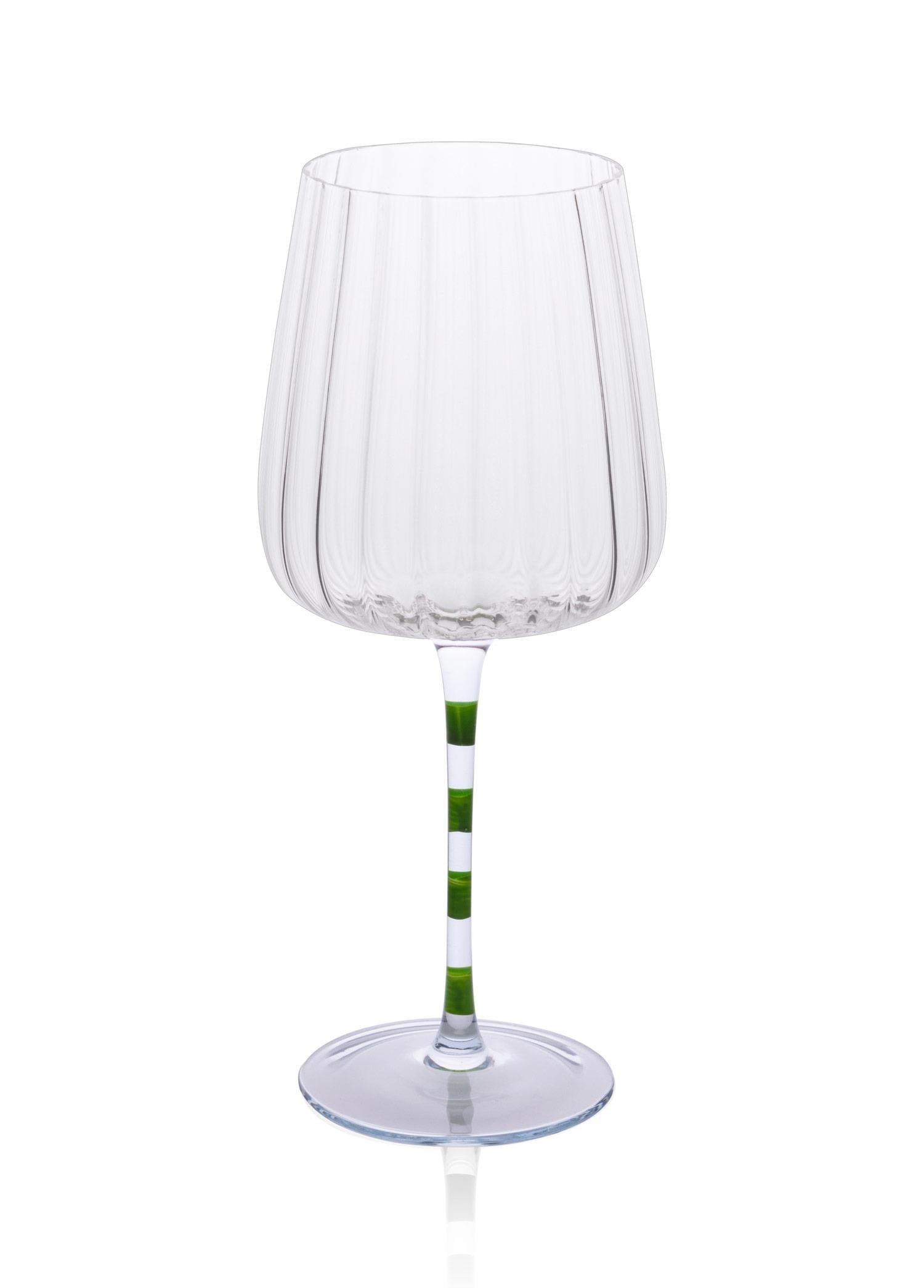 The Mia Şarap Kadehi Mor Yeşil 600 ml