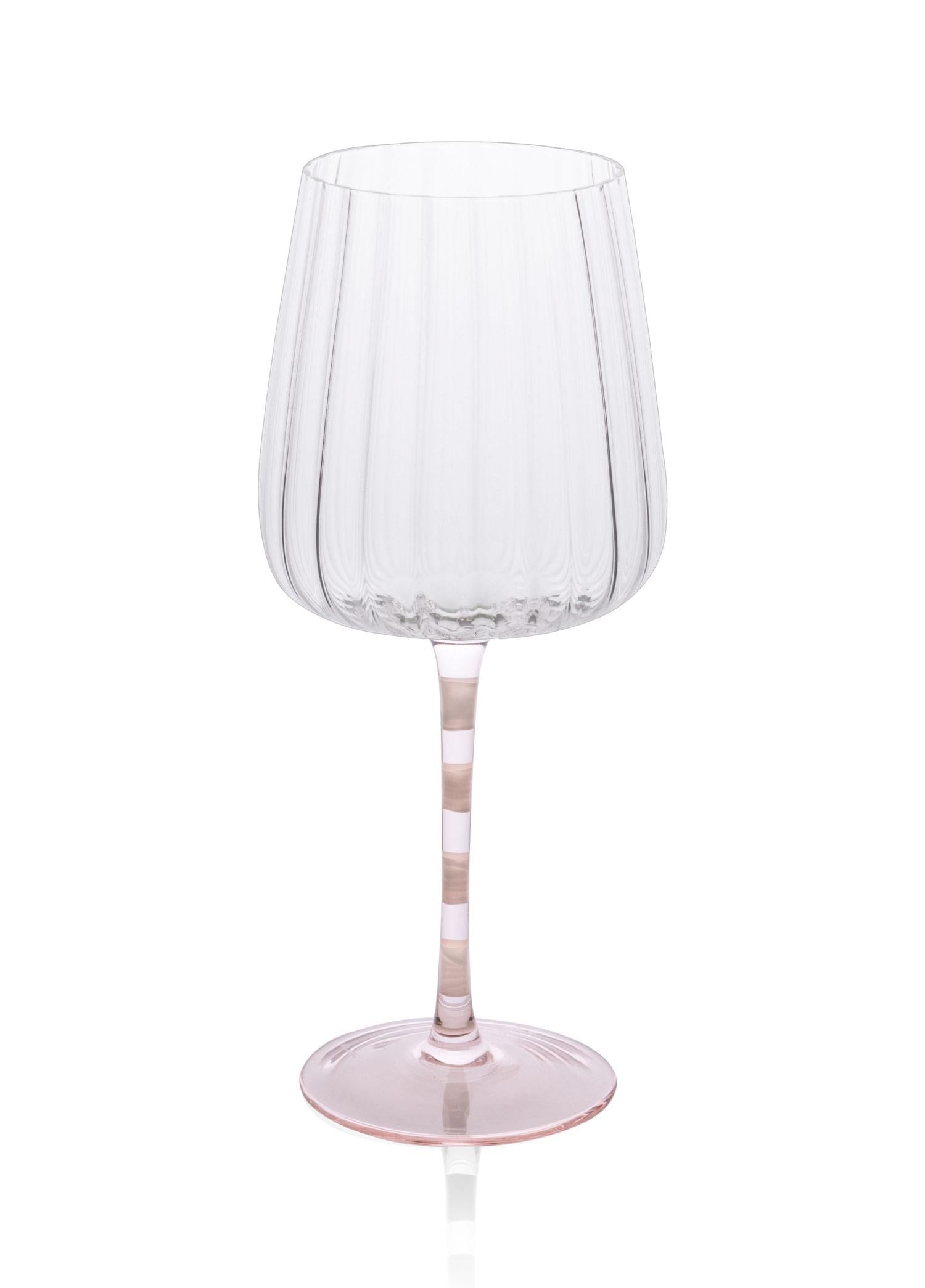 The Mia Şarap Kadehi Pembe Beyaz 600 ml