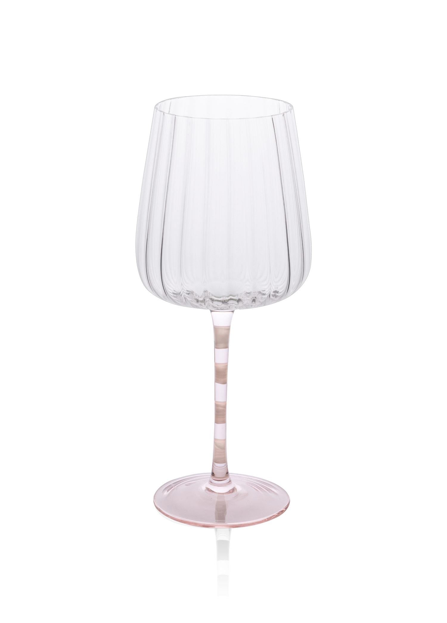 The Mia Şarap Kadehi Pembe Beyaz 500 ml