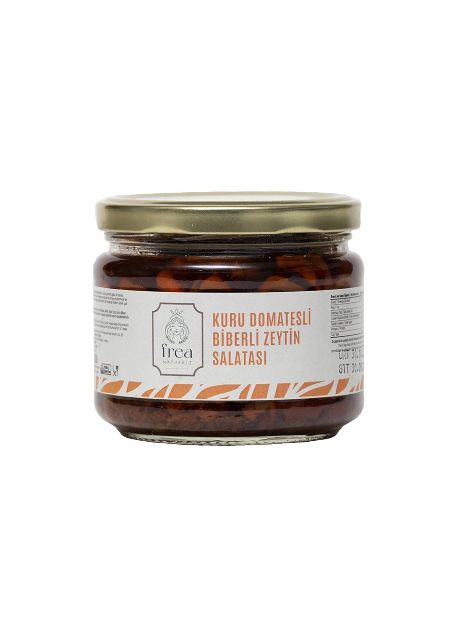 Kahvaltılık ve Atıştırmalıklar Frea Naturalz Kuru Domatesli Biberli Zeytin Salatası 250 gr