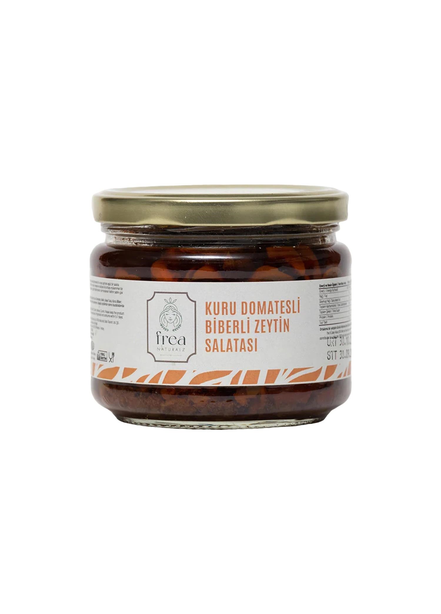 Kahvaltılık ve Atıştırmalıklar Frea Naturalz Kuru Domatesli Biberli Zeytin Salatası 250 gr