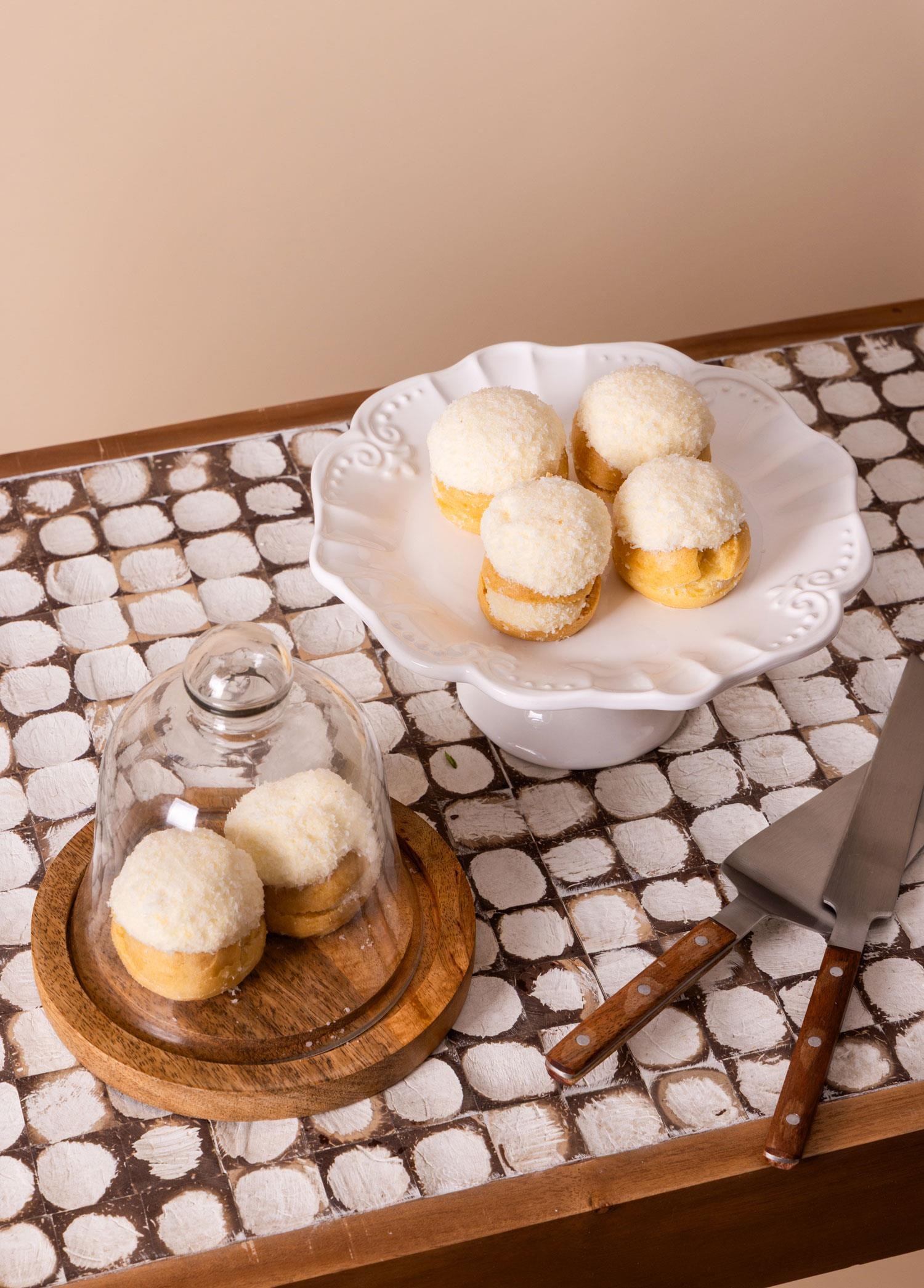 The Mia Madera Kek Saklama Fanusu 15x16x16 cm